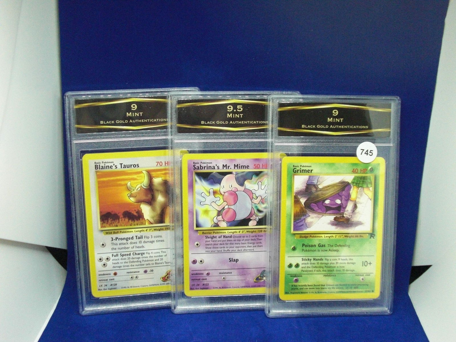 lot of 3 bga graded pokemon cards: lot of 3 bga graded pokemon cards