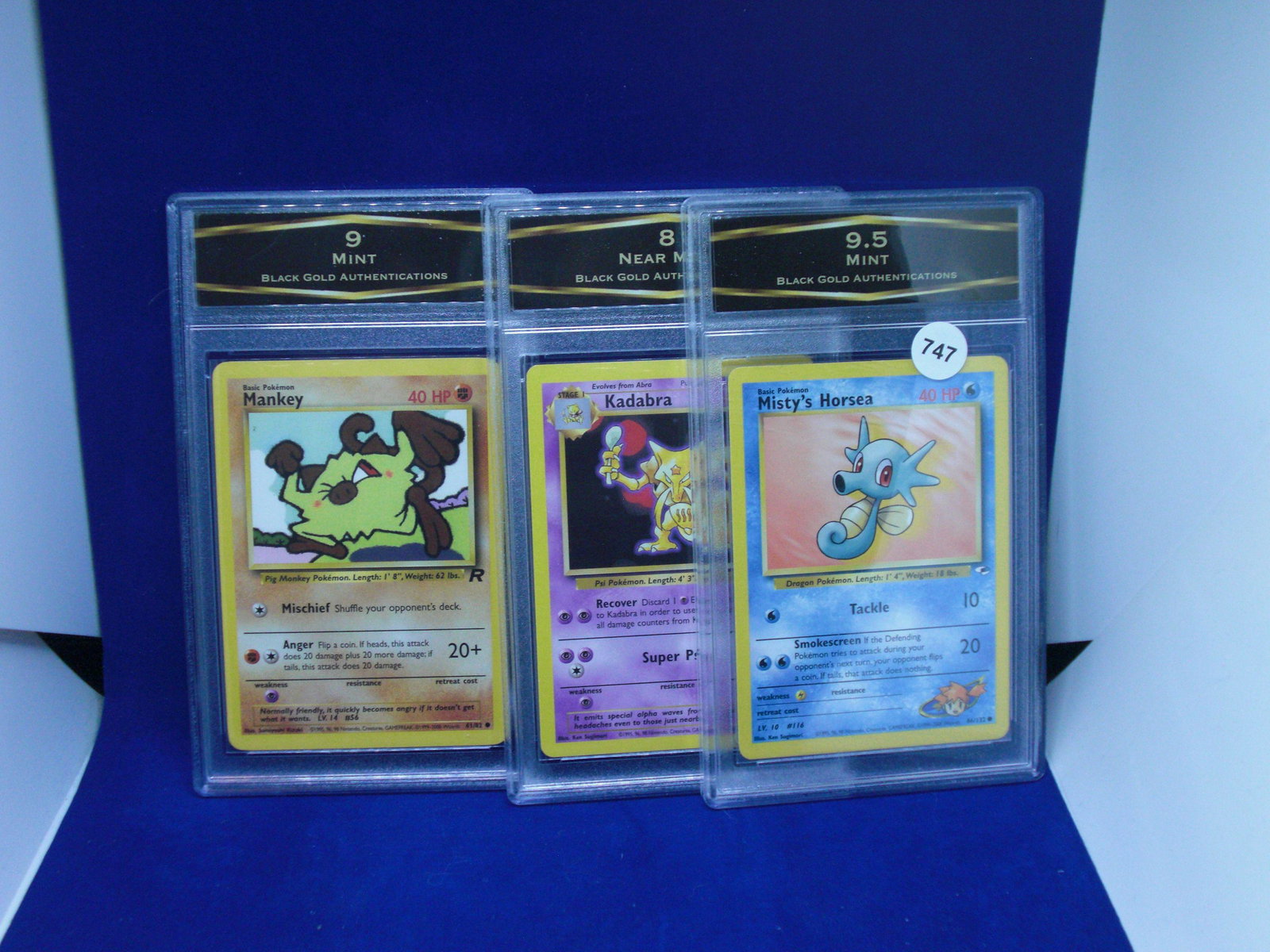 lot of 3 bga graded pokemon cards: lot of 3 bga graded pokemon cards