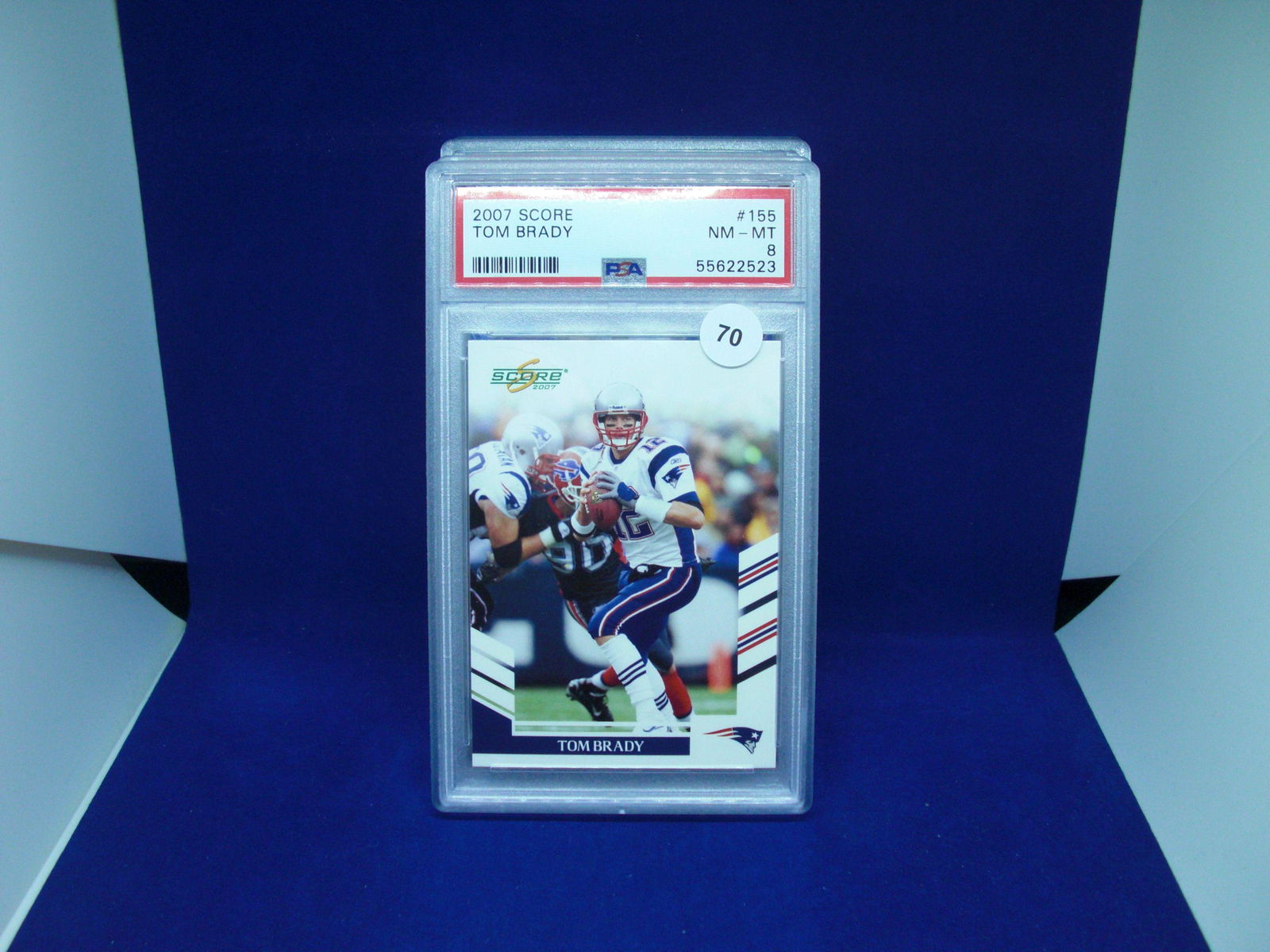 psa 8 tom brady 2007 score (1 of 1)