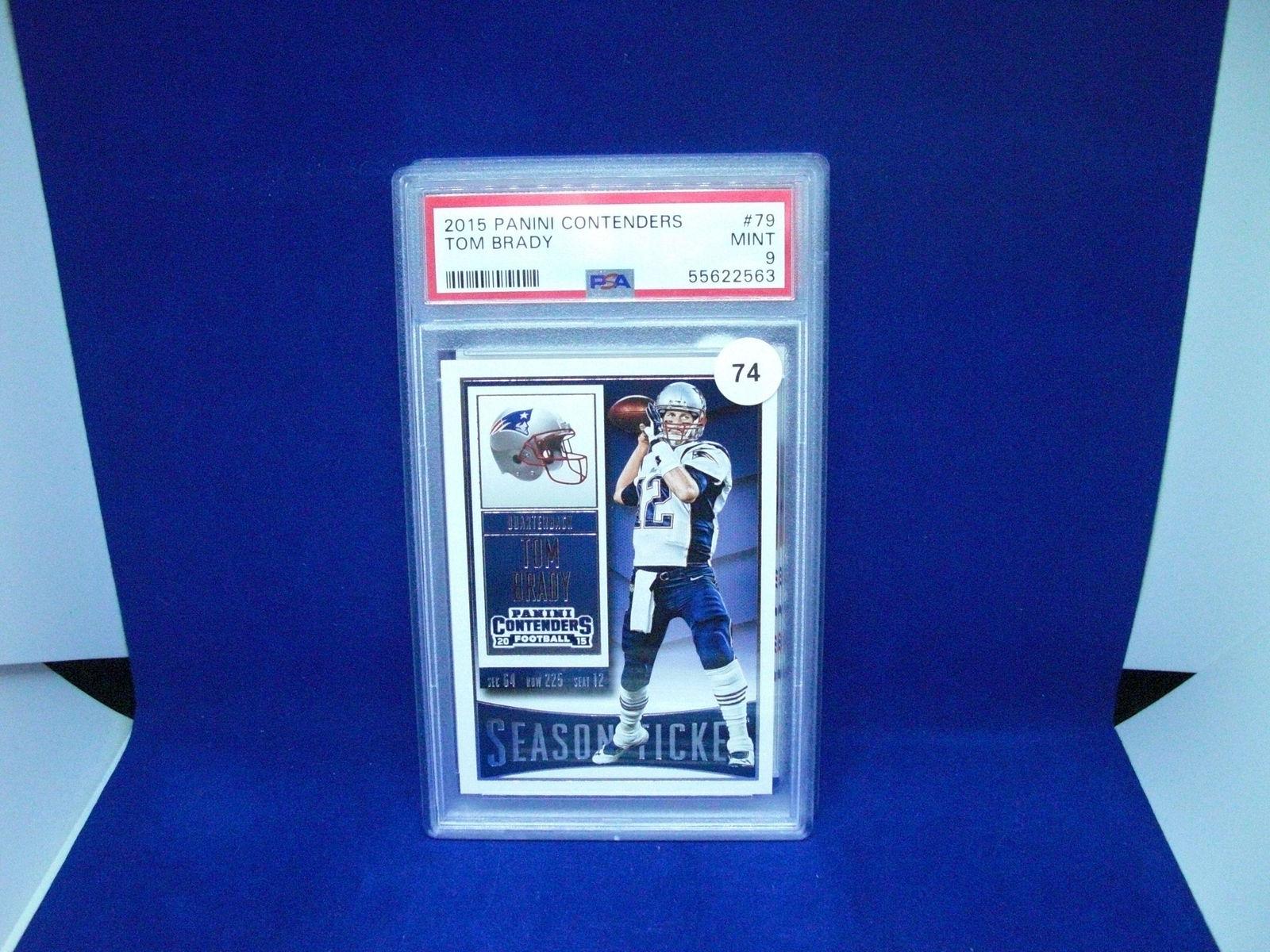 psa 9 tom brady season ticket (1 of 1)