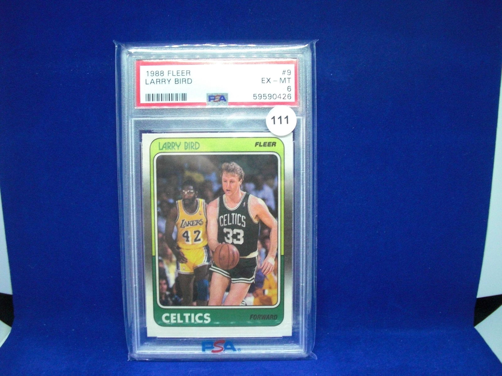 psa 6 larry bird 1988 fleer (1 of 1)