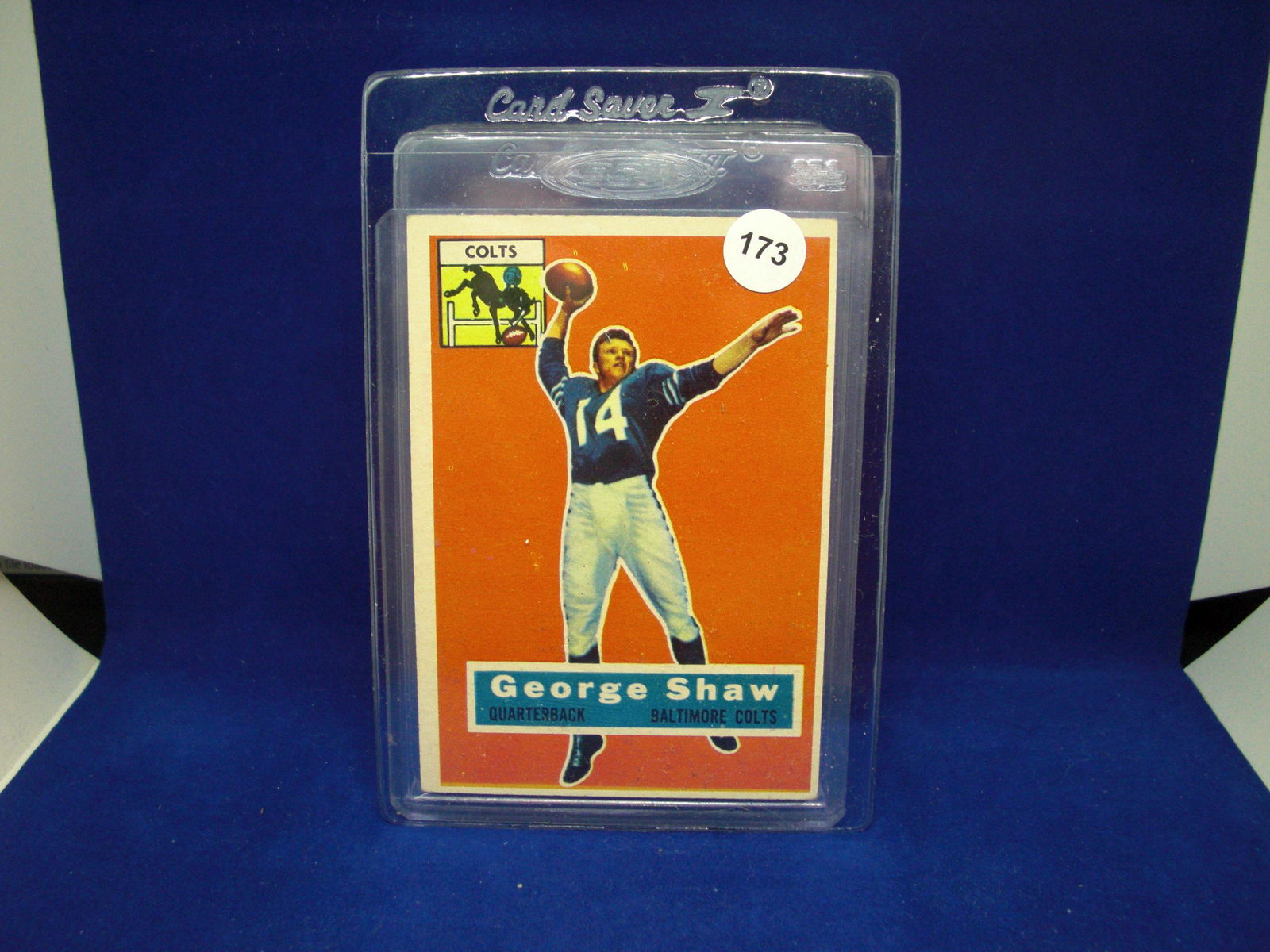 vintage 1956 topps football George Shaw: vintage 1956 topps football George Shaw