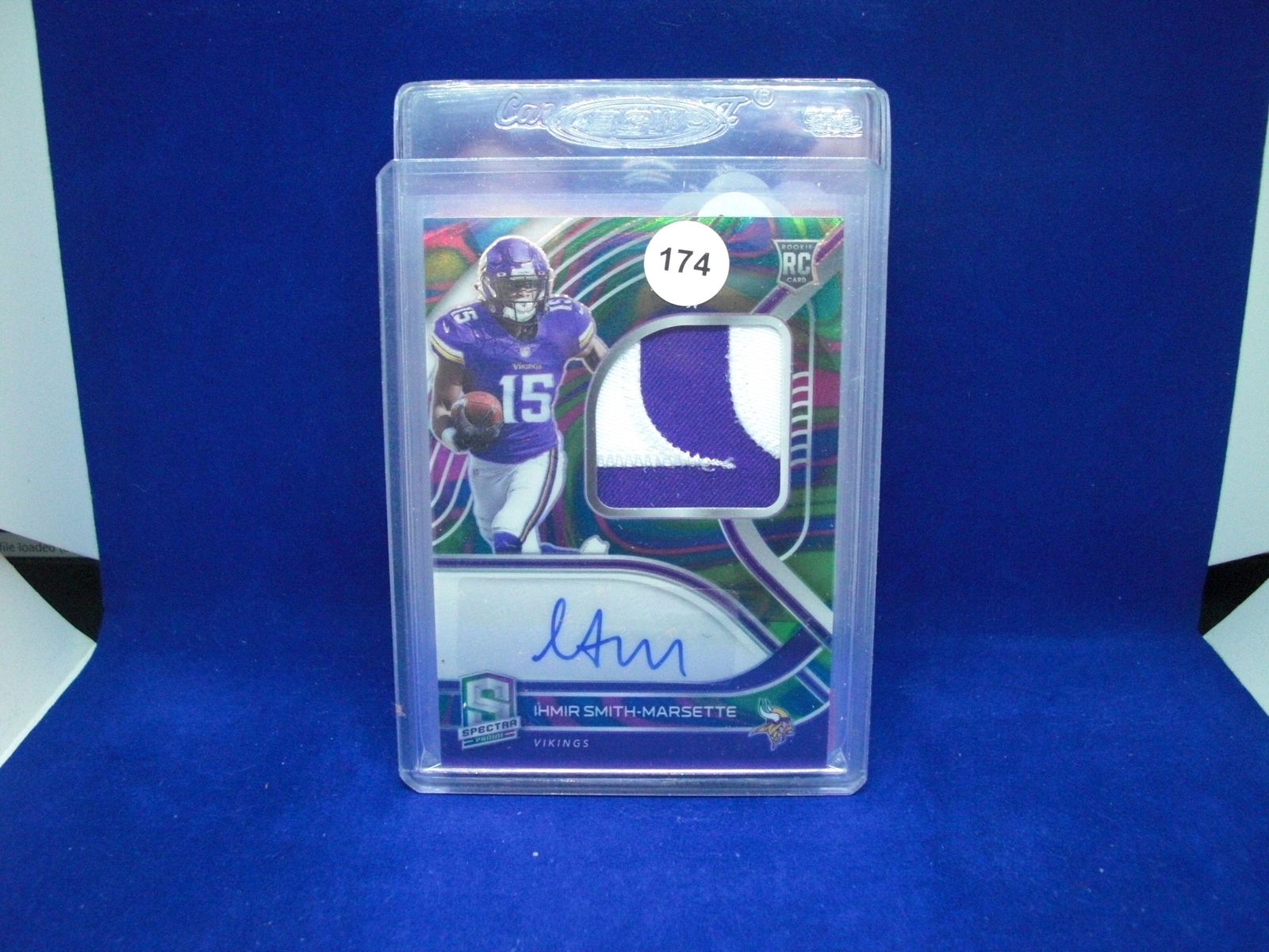 ihmir Smith-Marsette rookie patch auto 2/4 (1 of 1)