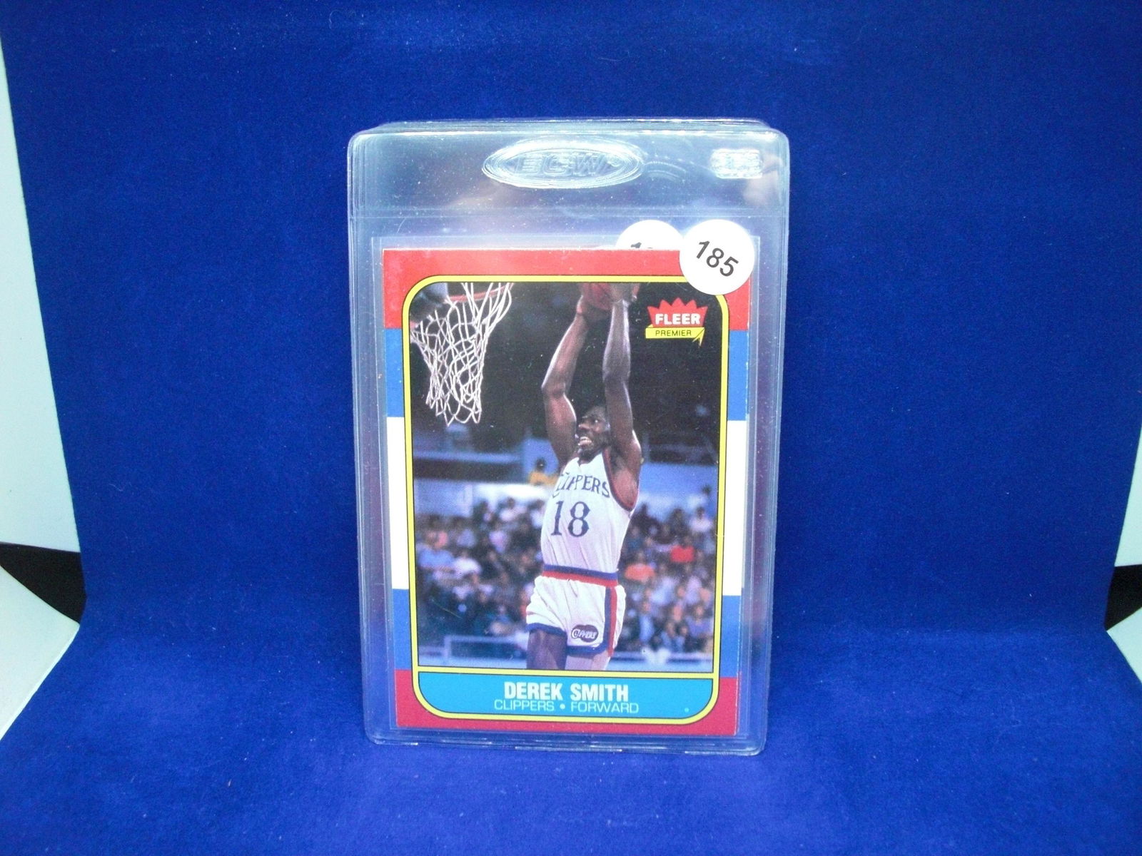 1986 fleer basketall Derek Smith (1 of 1)