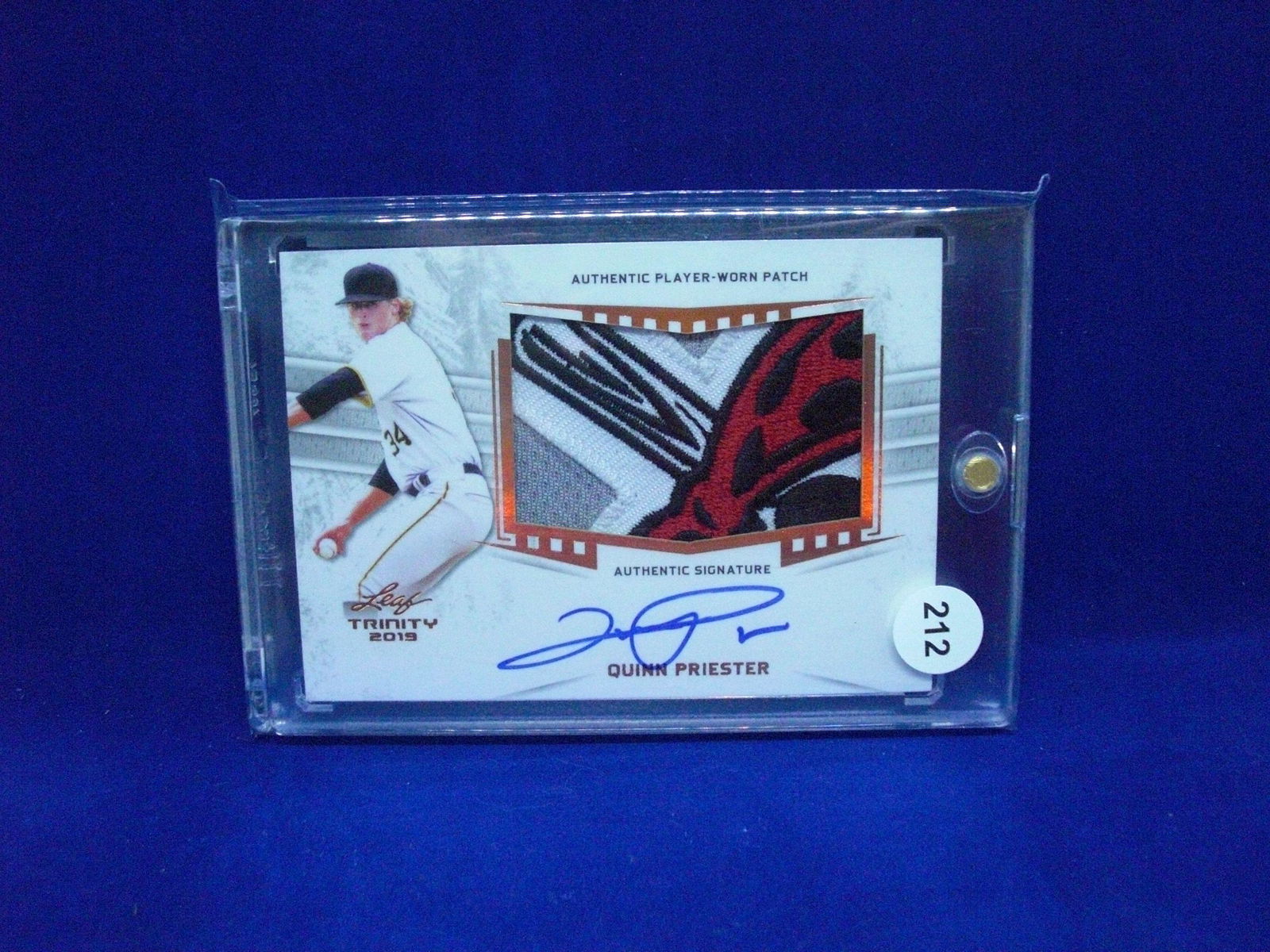 Quinn prister Trinity rookie patch auto (1 of 1)