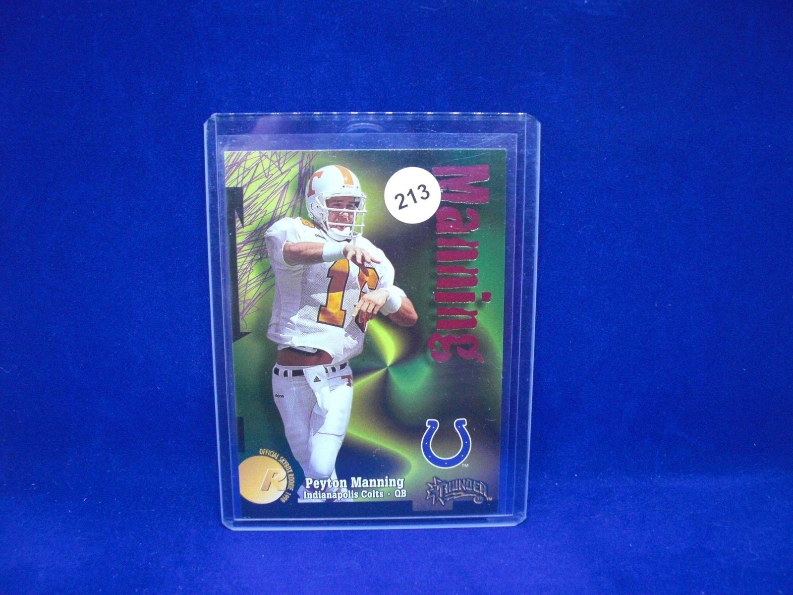 Peyton Manning rookie card skybox Thunder (1 of 1)