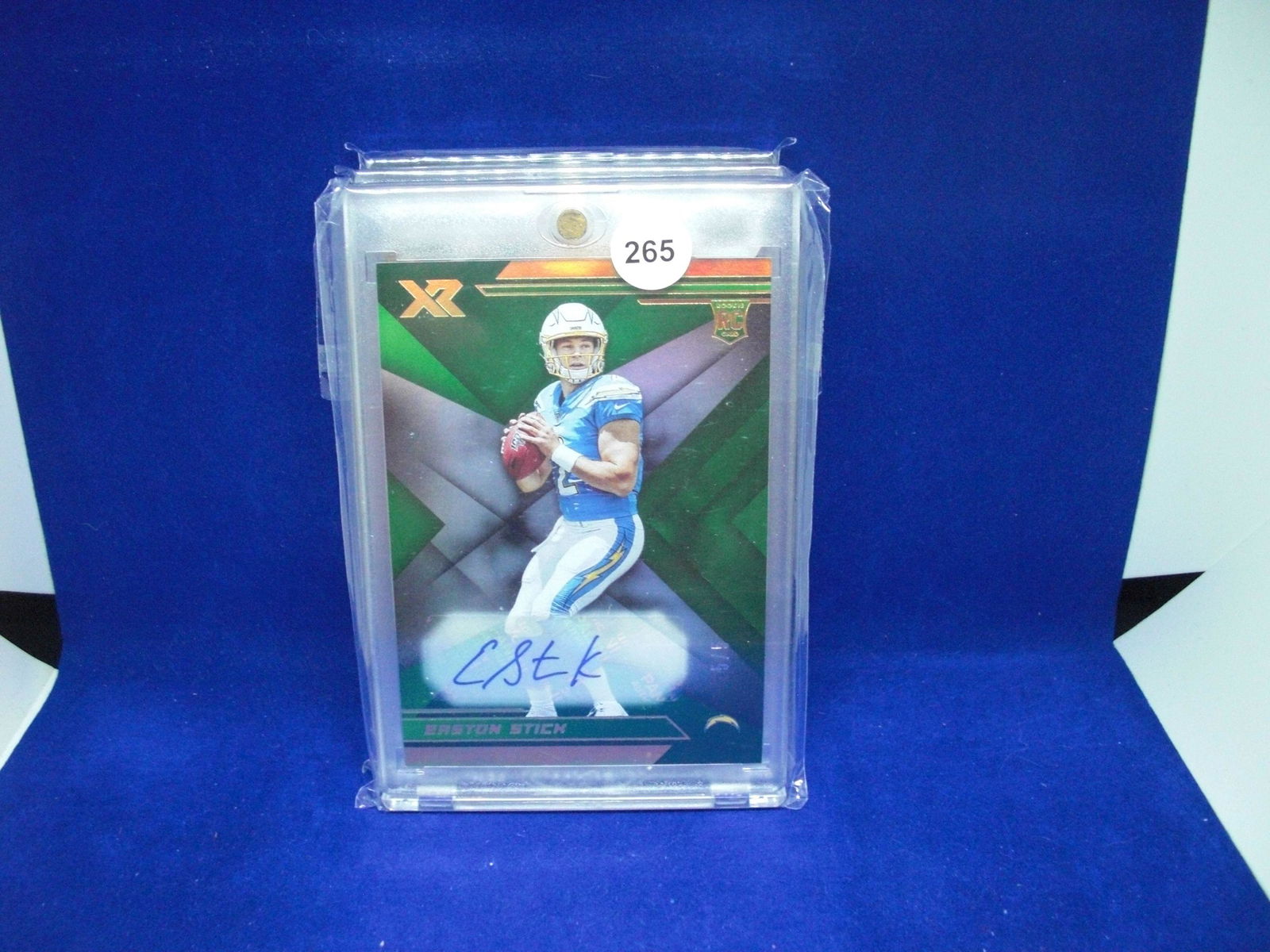 Easton stick XR gold rookie auto 5/5 (1 of 1)