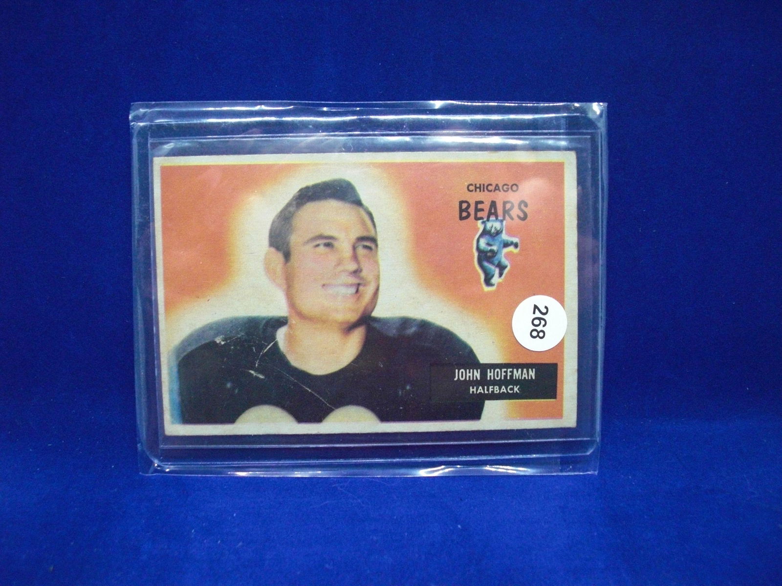 Vintage 1955 bowman football John Hoffman (1 of 1)