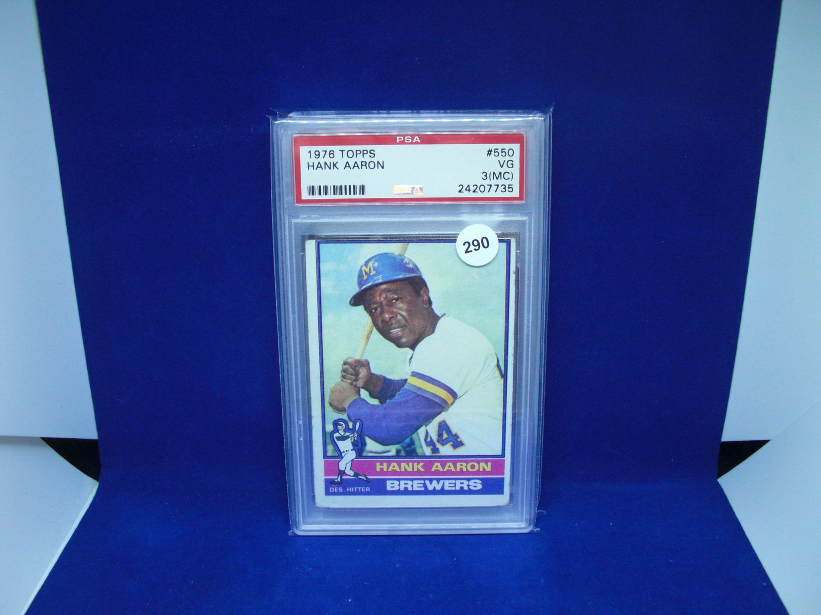 PSA 3 graded 1976 Topps Hank Aaron (1 of 1)