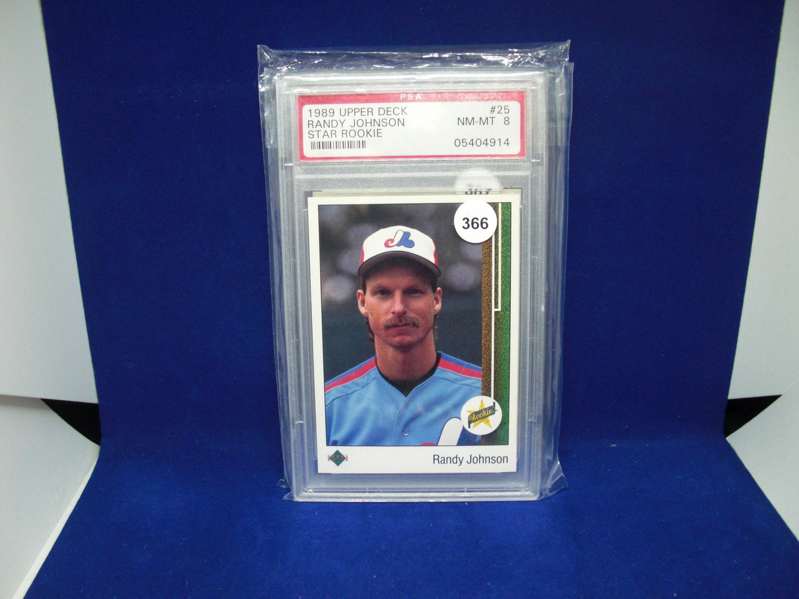 PSA 8 Randy Johnson star rookie (1 of 1)