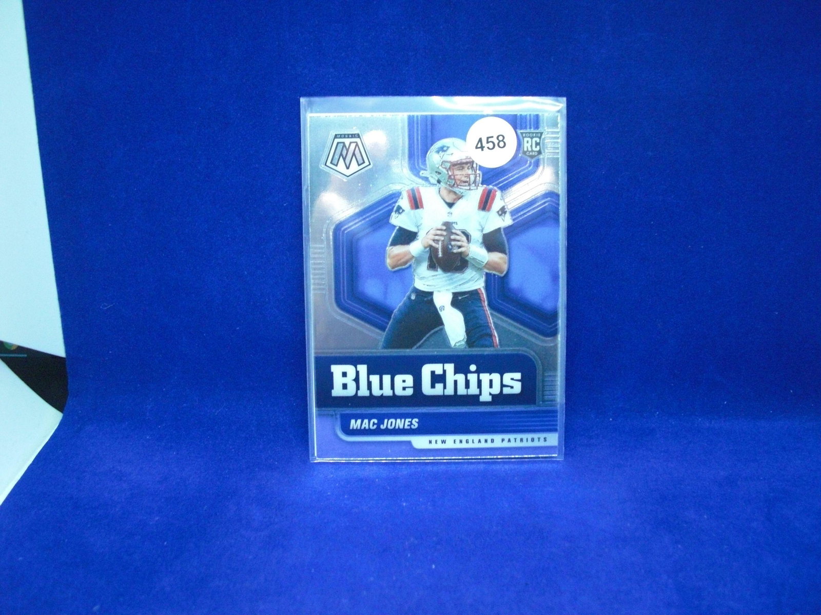 mac jones blue chips rookie card: mac jones blue chips rookie card
