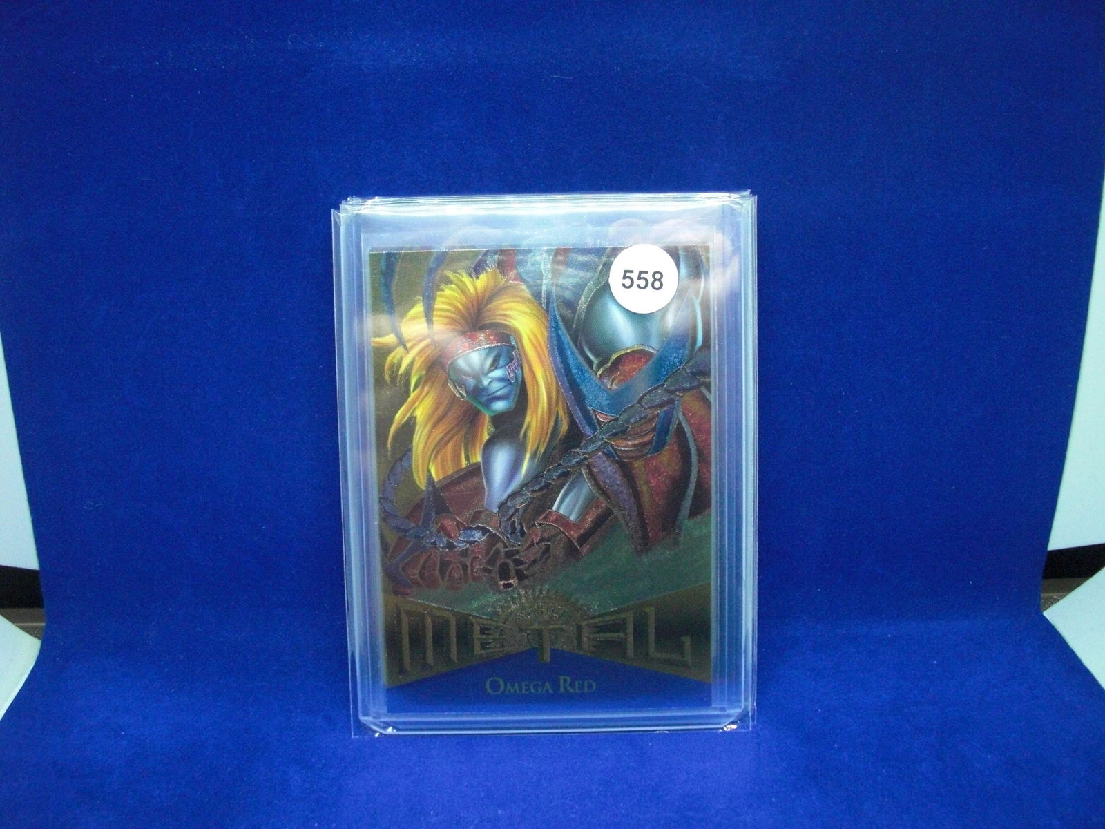 omega red marvel metal comic card (1 of 1)