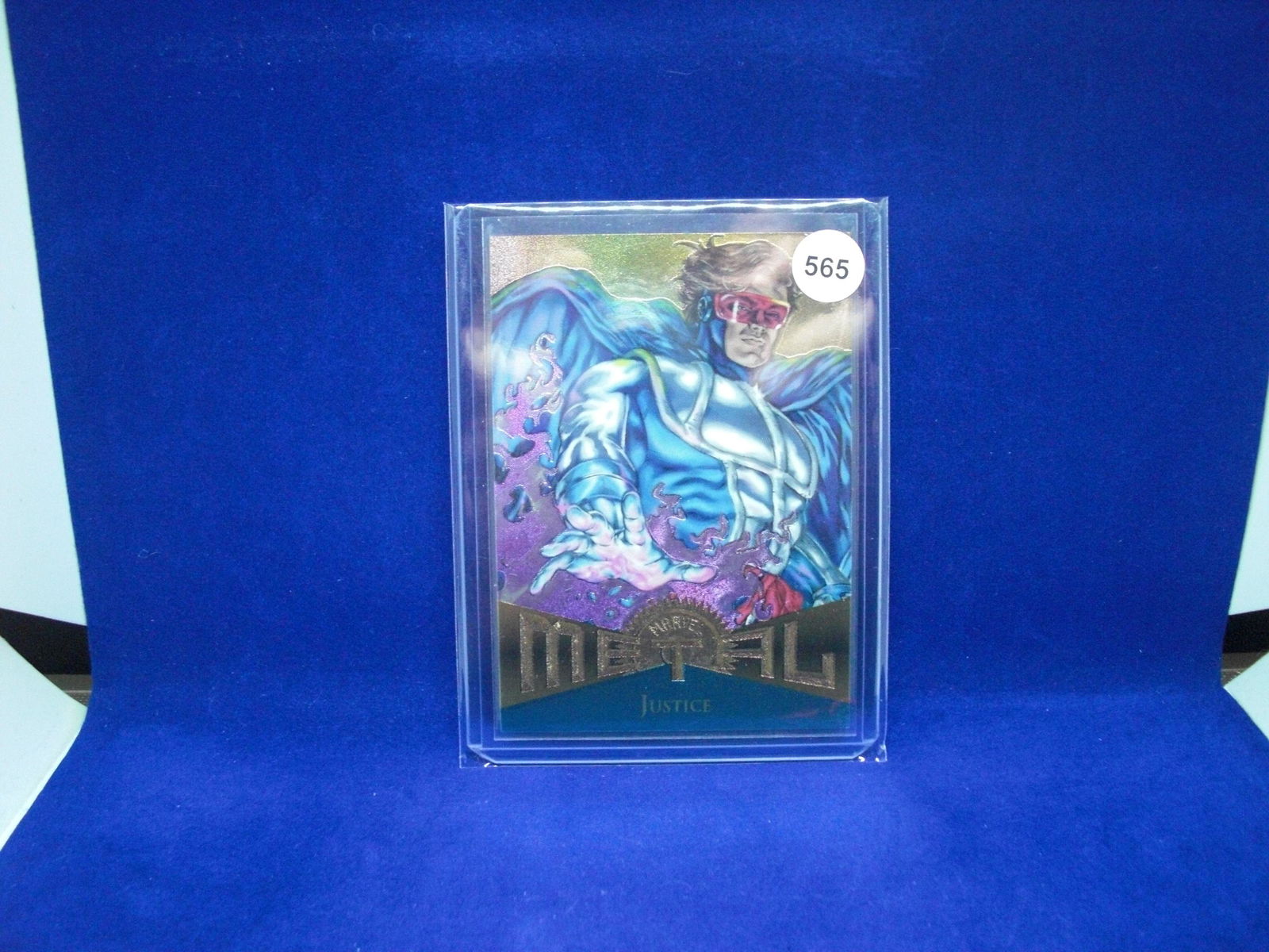 justice marvel metal comic card (1 of 1)