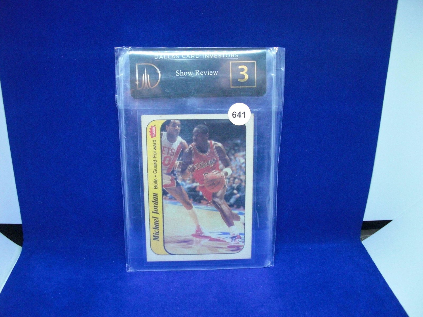 1986 fleer Michael Jordan sticker Dallas card review 3 (1 of 1)