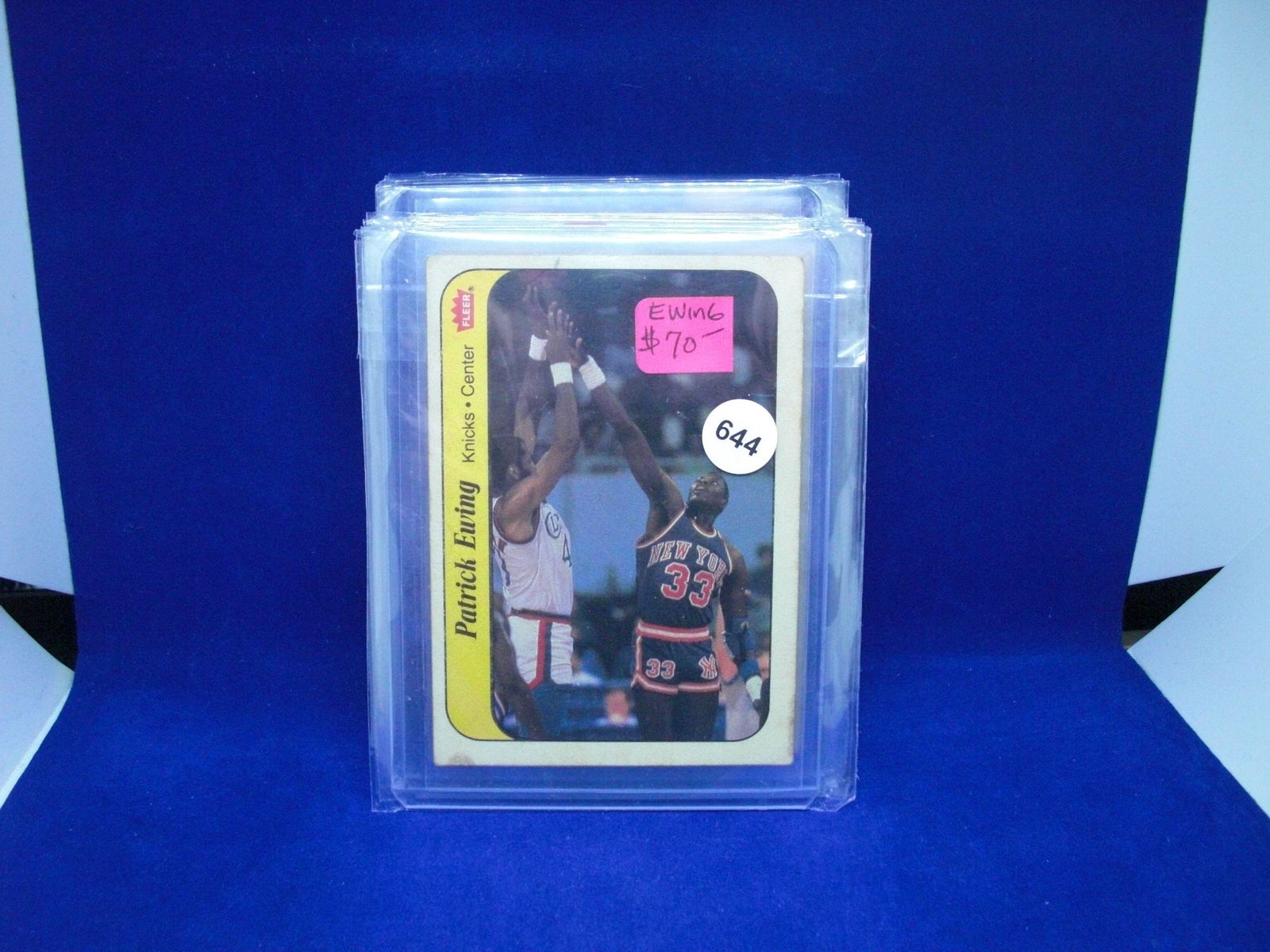 1986 fleer sticker Patrick Ewing RC (1 of 1)