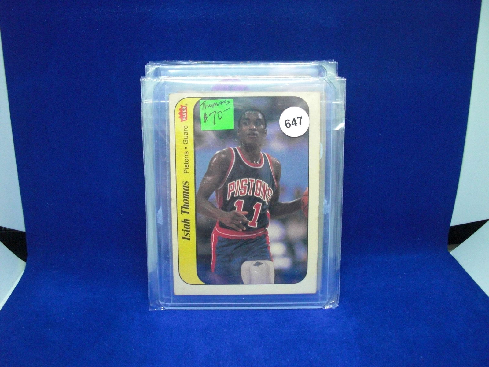 1986 fleer sticker Isiah Thomas (1 of 1)