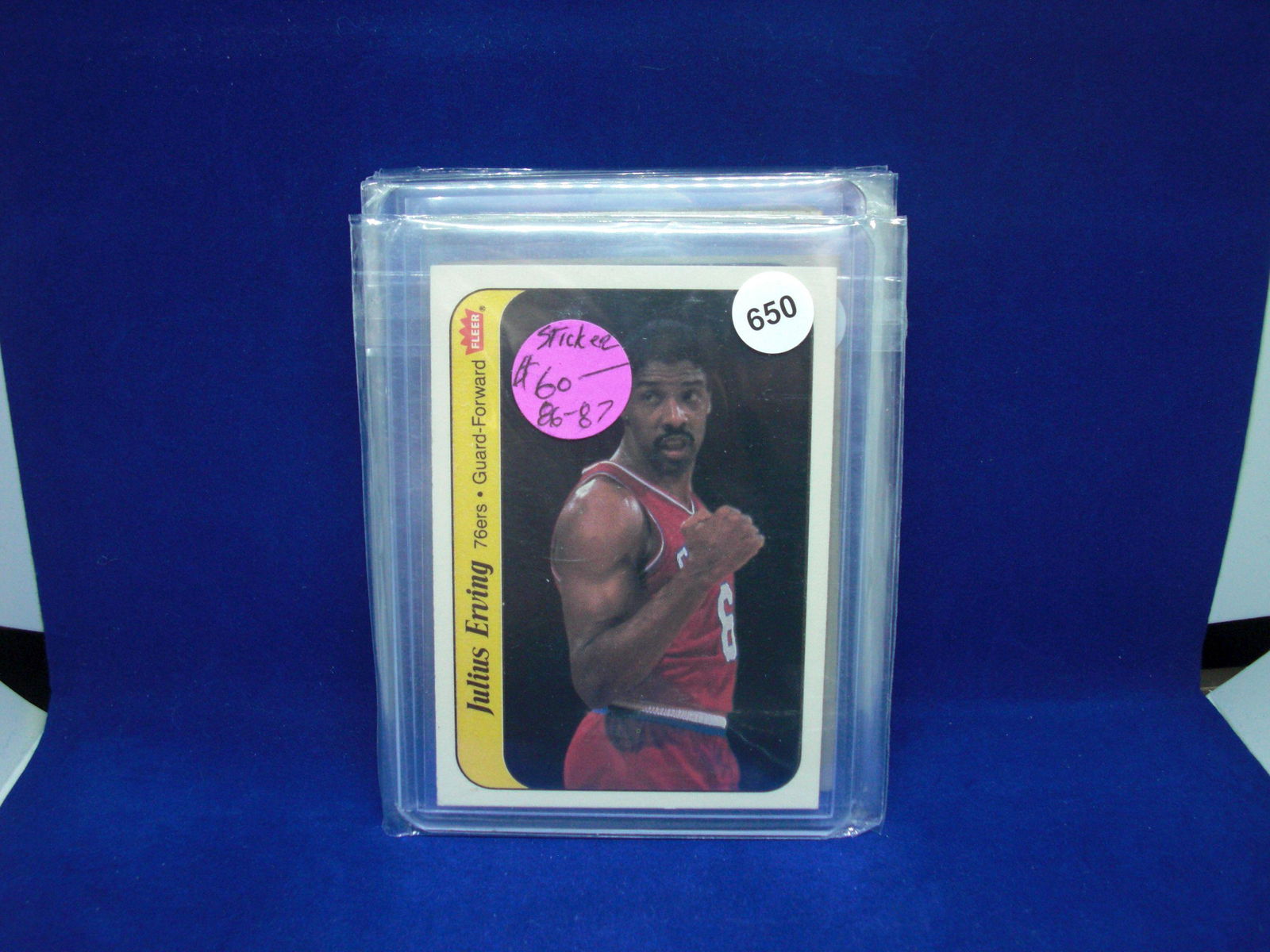 1986 fleer sticker Julius erving (1 of 1)
