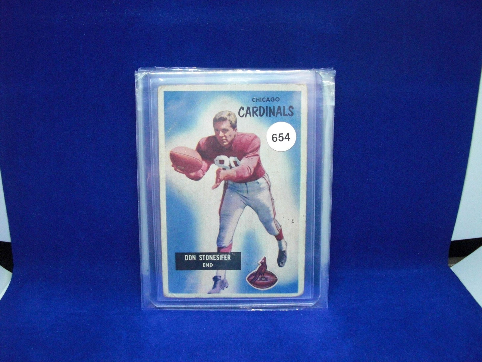 1955 Bowman football Don Stonesifer: 1955 Bowman football Don Stonesifer