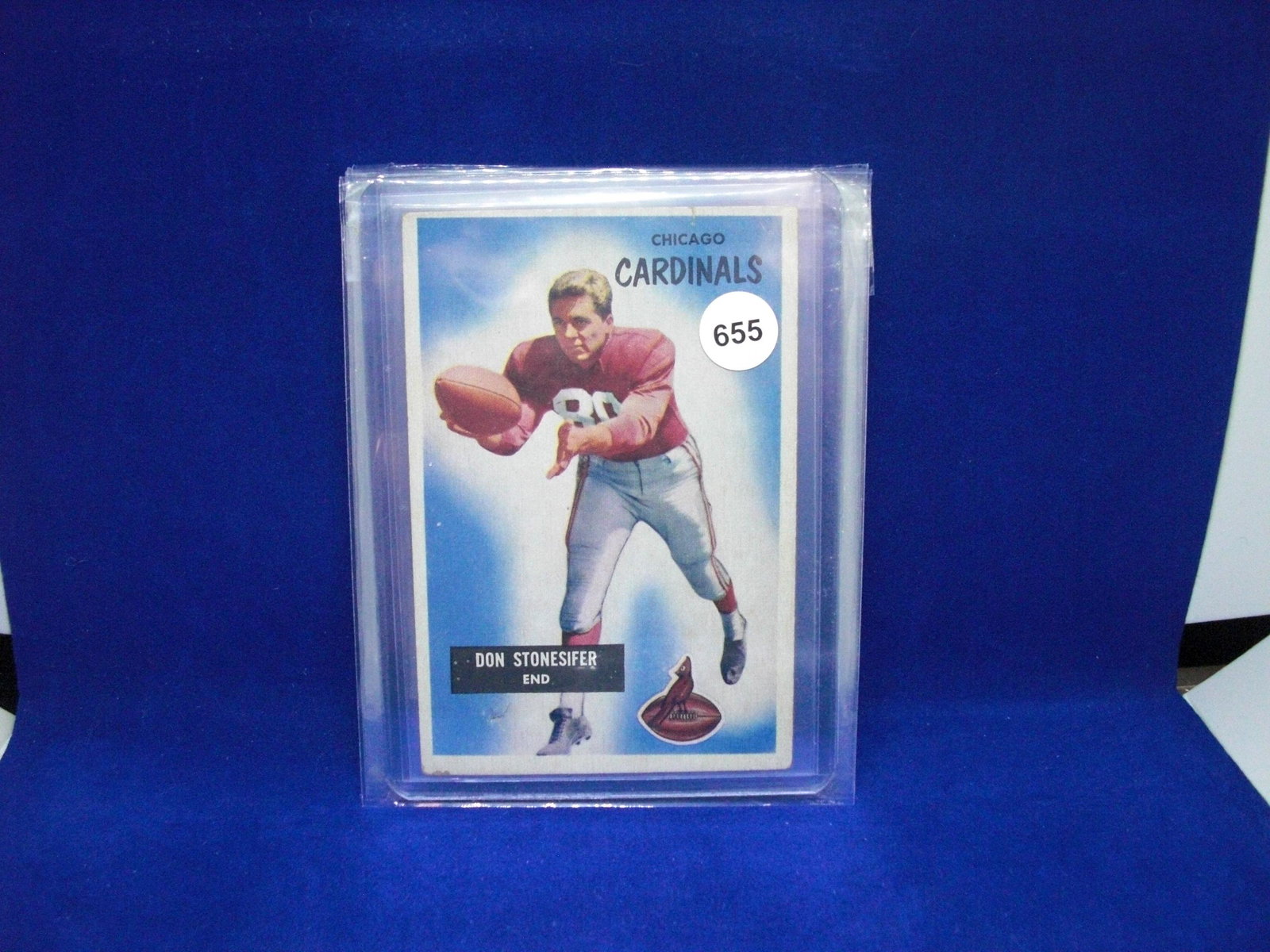 1955 Bowman football Don Stonesifer: 1955 Bowman football Don Stonesifer
