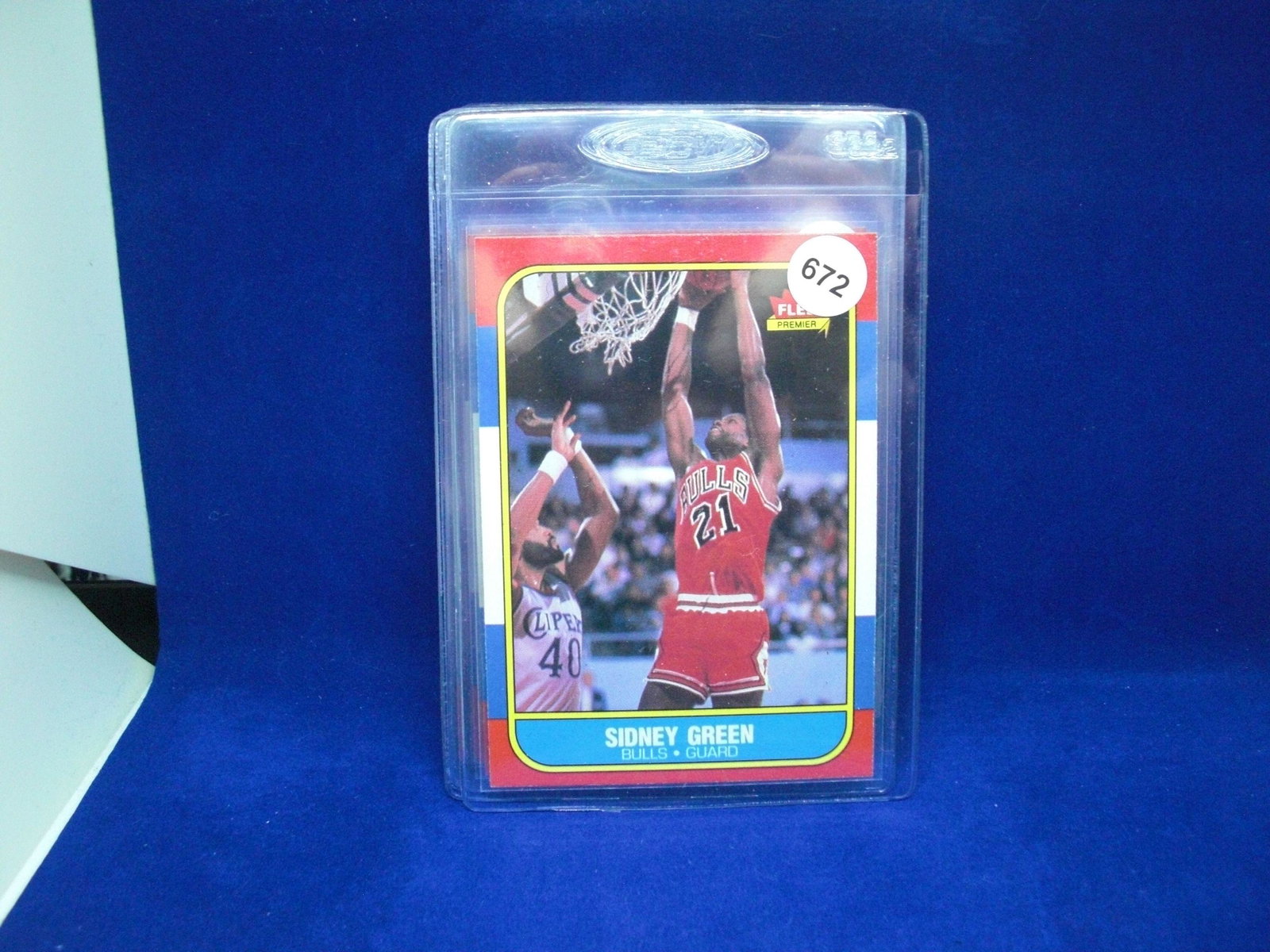 1986 fleer basketball Sidney green: 1986 fleer basketball Sidney green