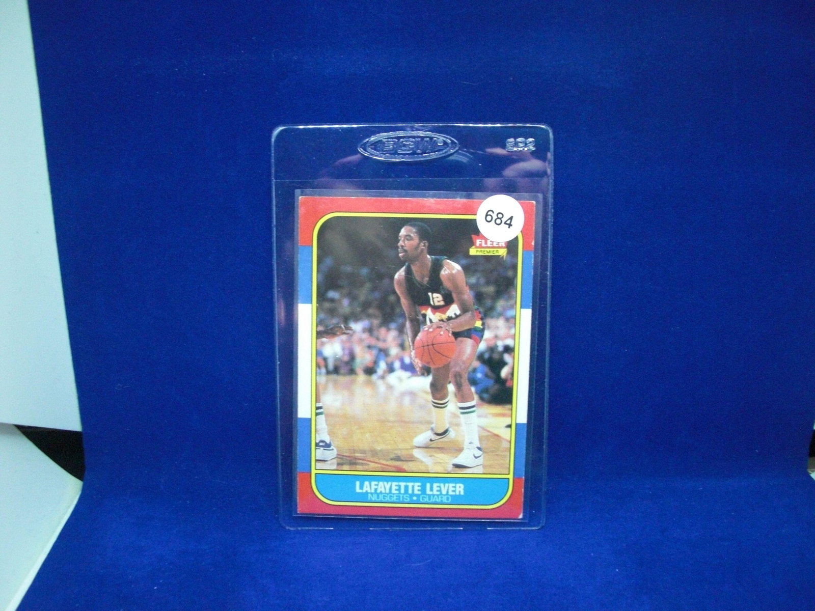 1986 fleer basketball lafayette lever: 1986 fleer basketball lafayette lever