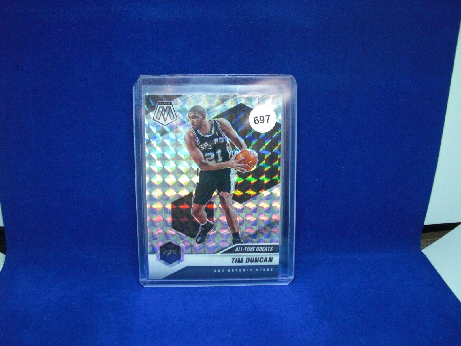 tim duncan silver mosaic: tim duncan silver mosaic