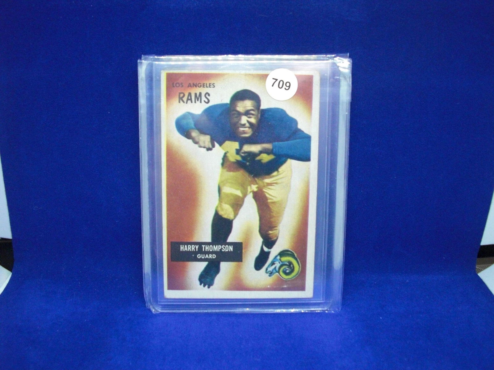 1955 bowman football harry thompson (1 of 1)