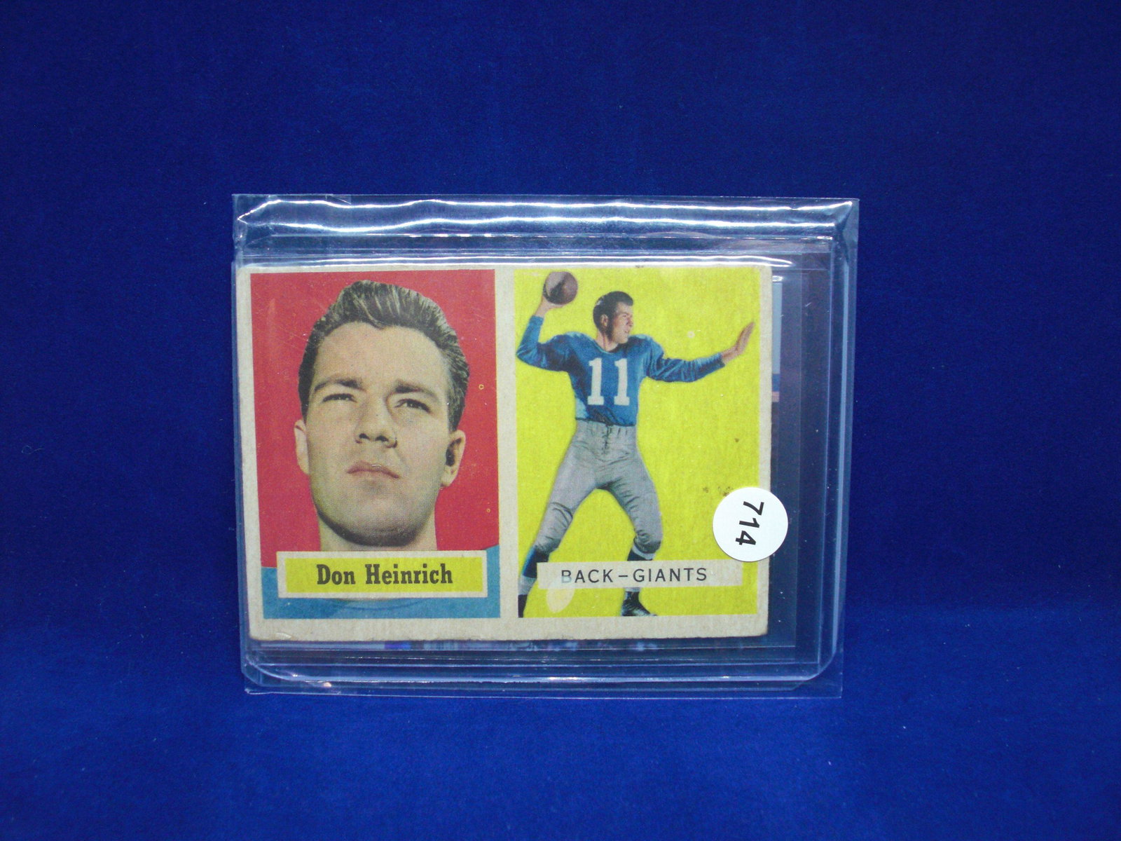 1957 topps don heinrich: 1957 topps don heinrich