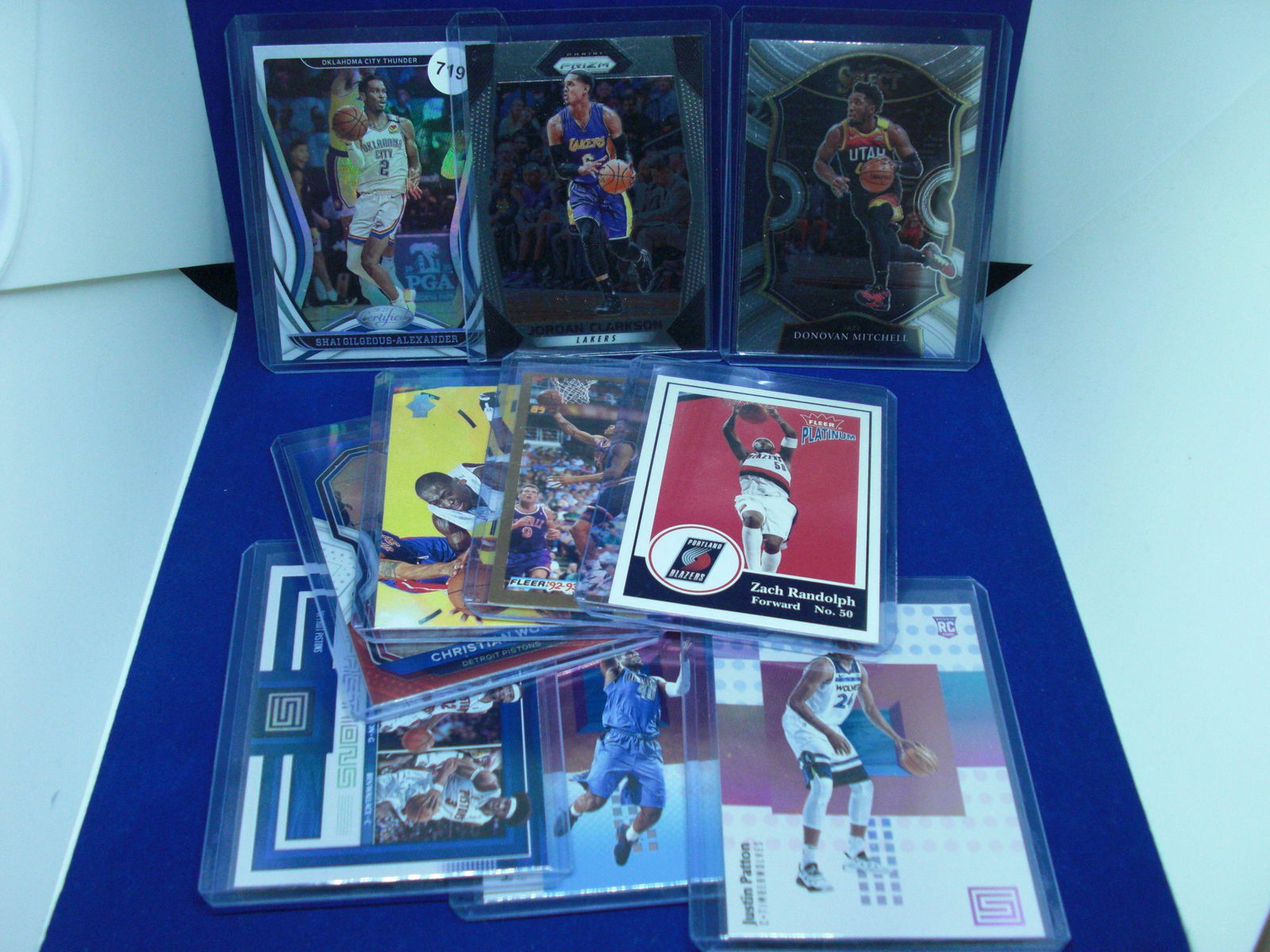 lot of 10 basketball cards with kevin johnson (1 of 1)
