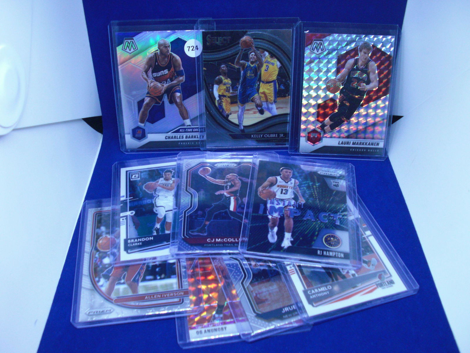 Lot of 10 basketball cards Charles Barkley silver: Lot of 10 basketball cards Charles Barkley silver