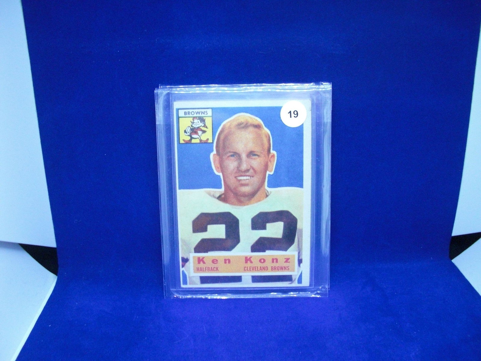 1956 Topps football Ken konz (1 of 1)