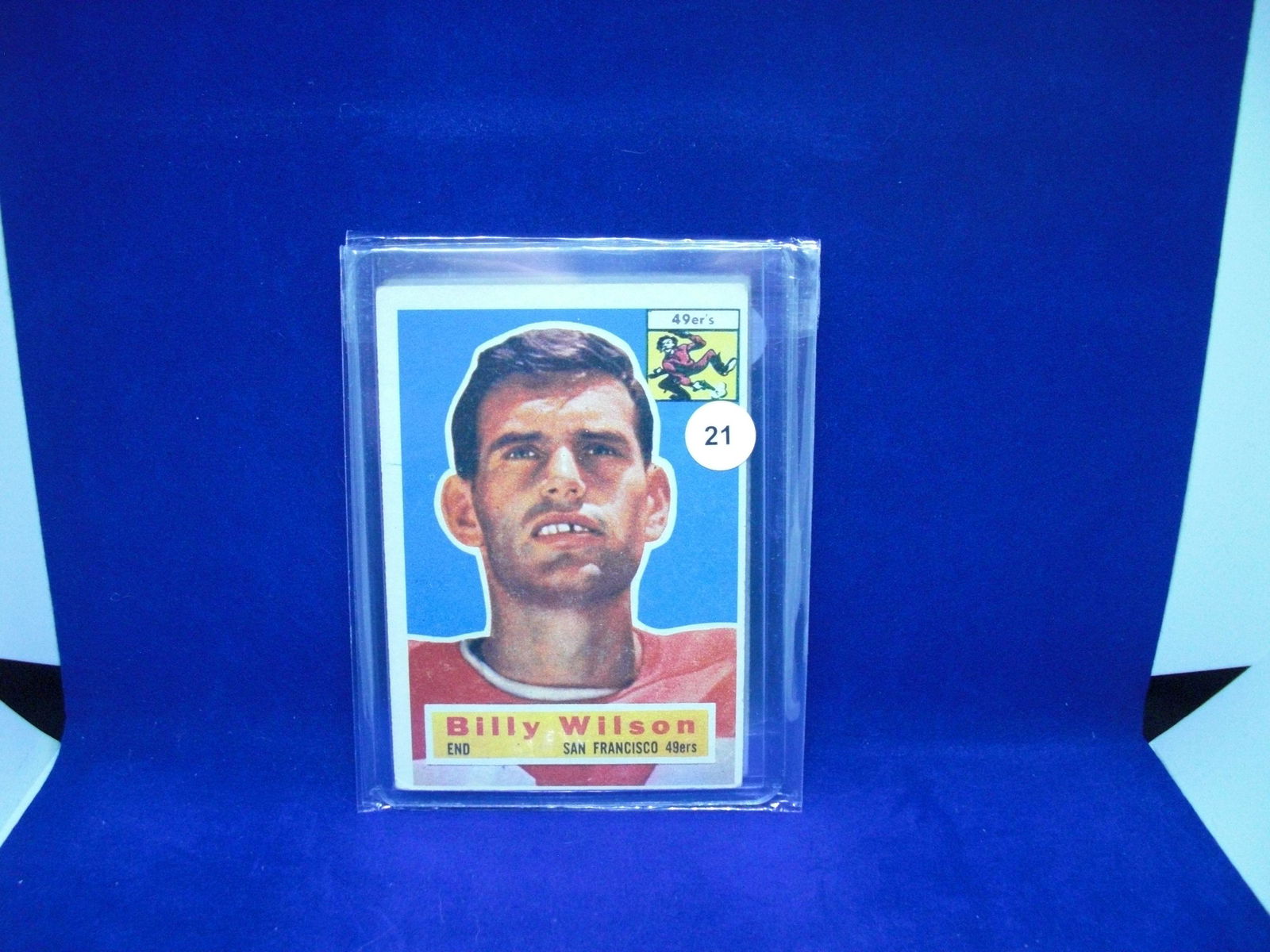 1956 Topps football Billy Wilson (1 of 1)