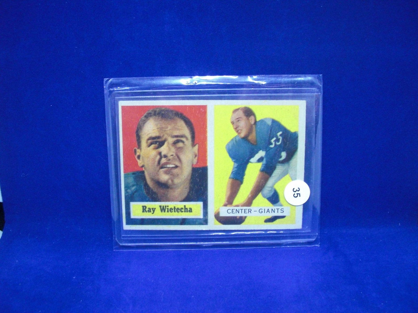1957 Topps football ray wietcha (1 of 1)