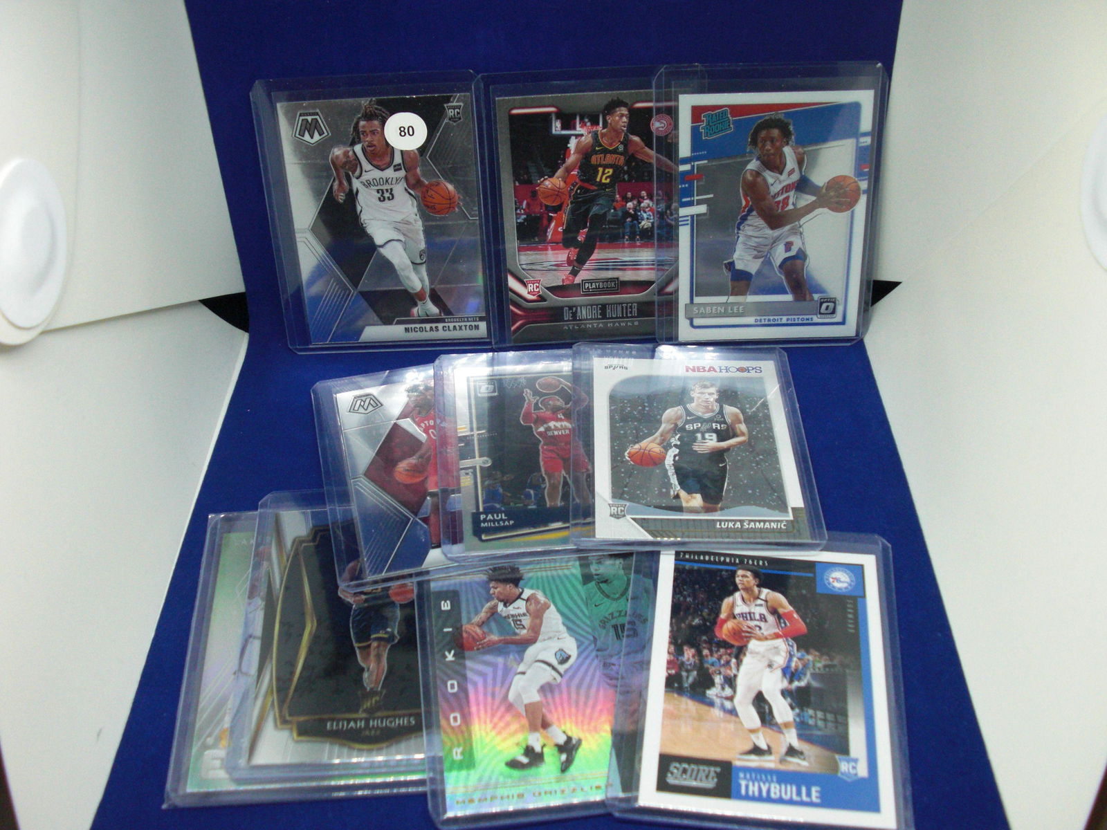 Lot of 10 basketball cards with Nicolas Claxton rookie (1 of 1)
