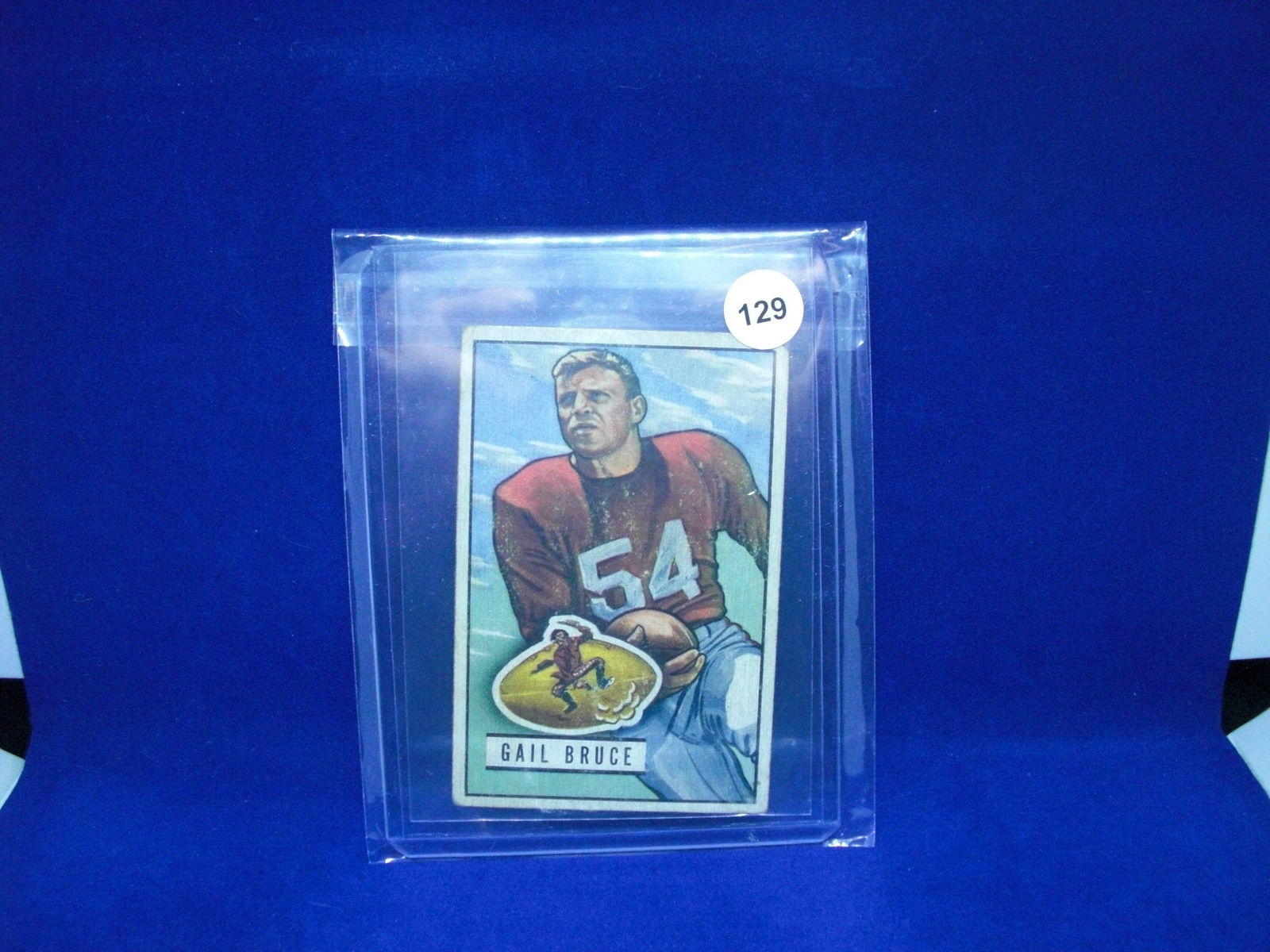 1951 Bowman football GAIL Bruce (1 of 1)