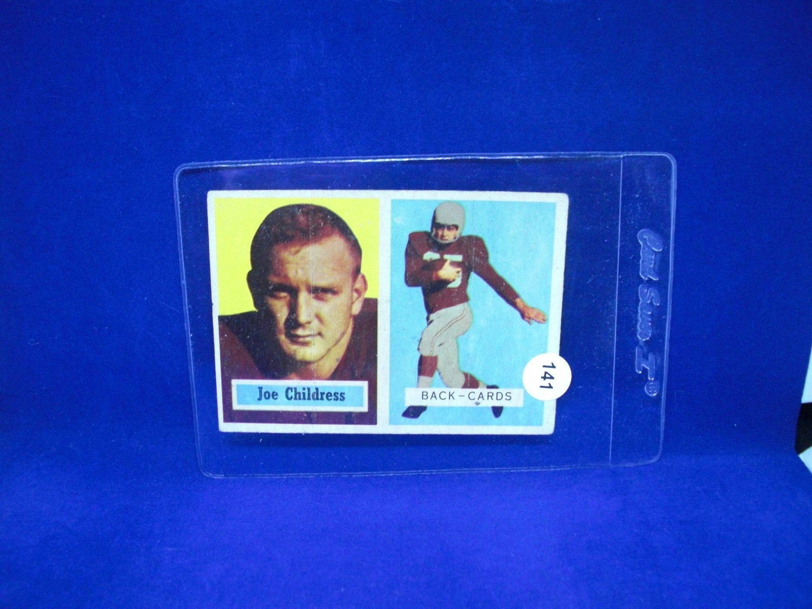 1957 Topps football Joe Childress (1 of 1)