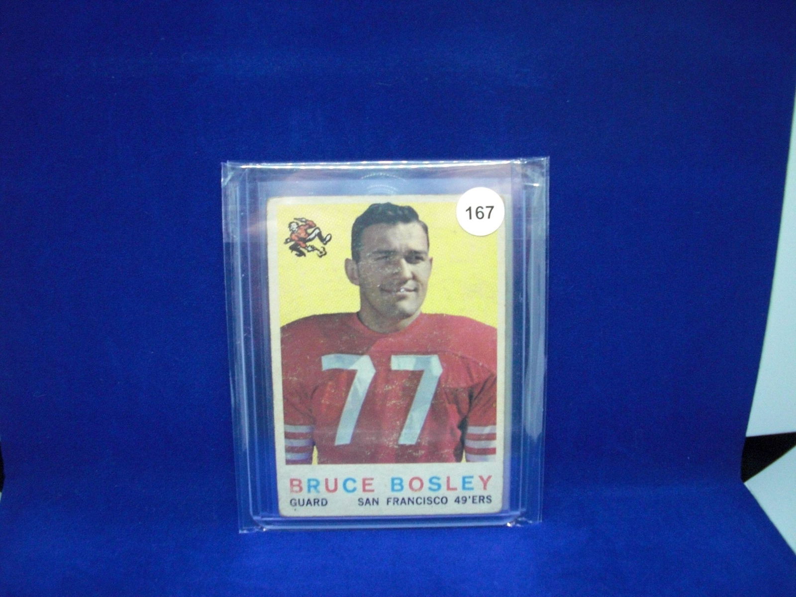 1959 Topps football Bruce bosley (1 of 1)