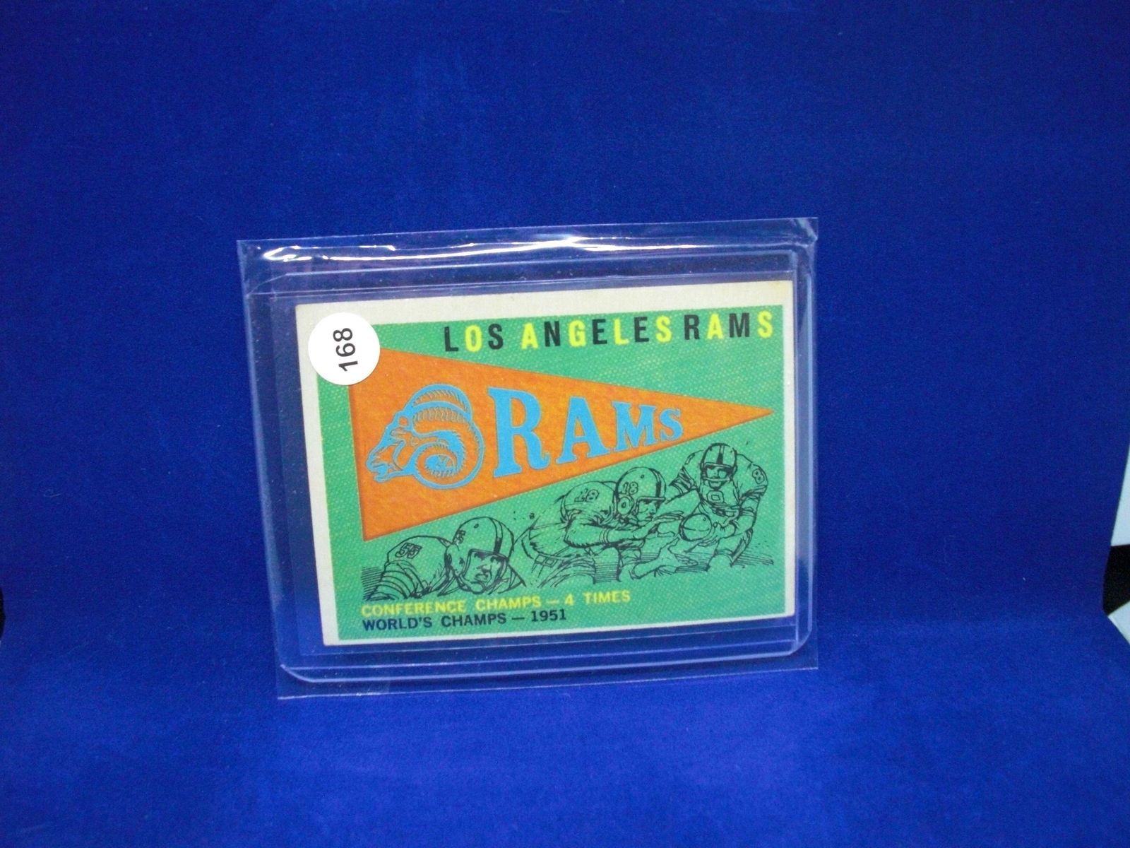 1959 Los Angeles Rams team card (1 of 1)