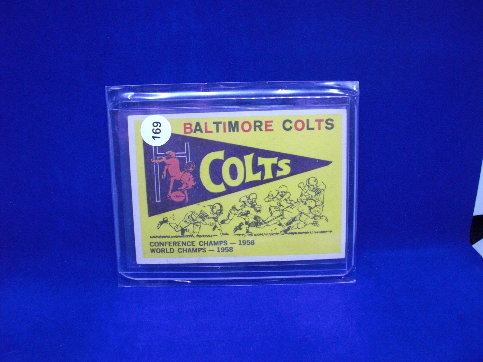 1959 Baltimore Colts team card (1 of 1)
