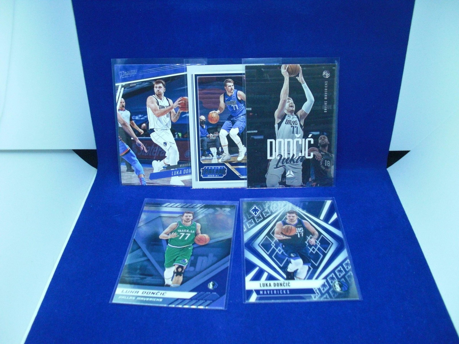 Lot of five Luka doncic cards (1 of 1)