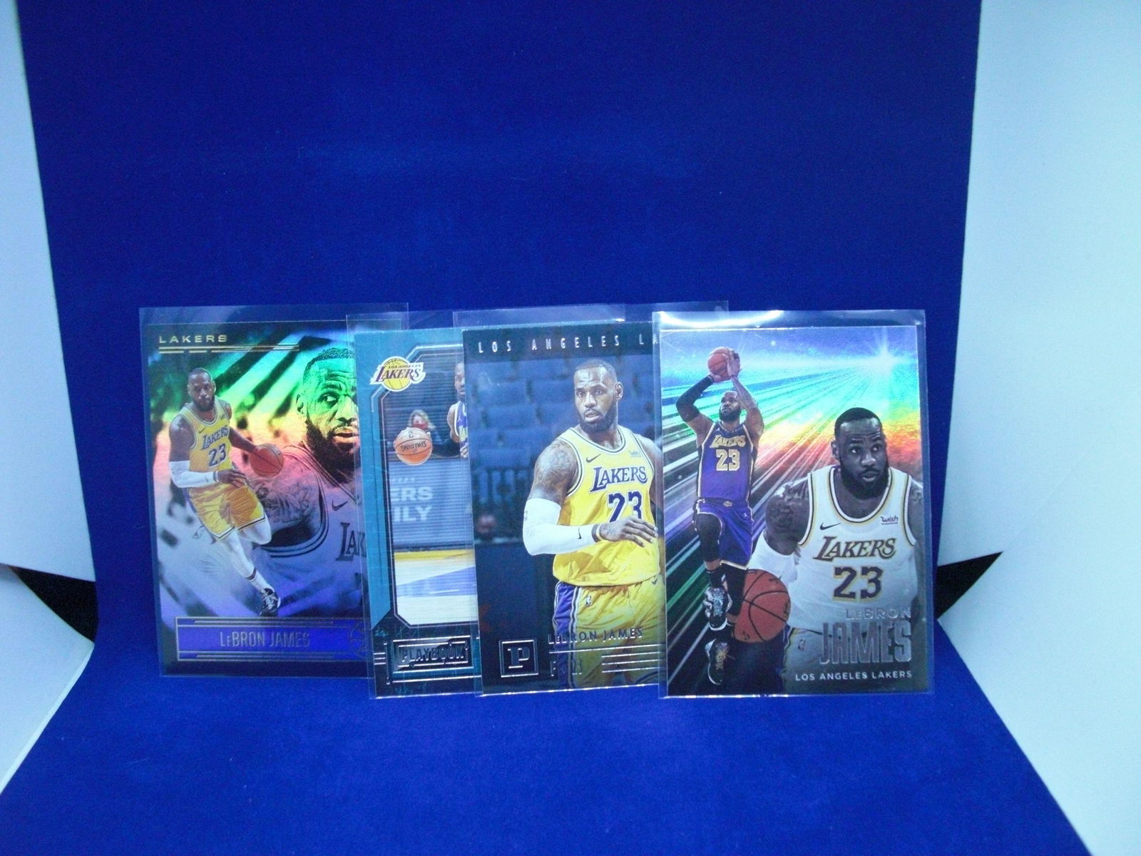 lot of four LeBron James cards (1 of 1)