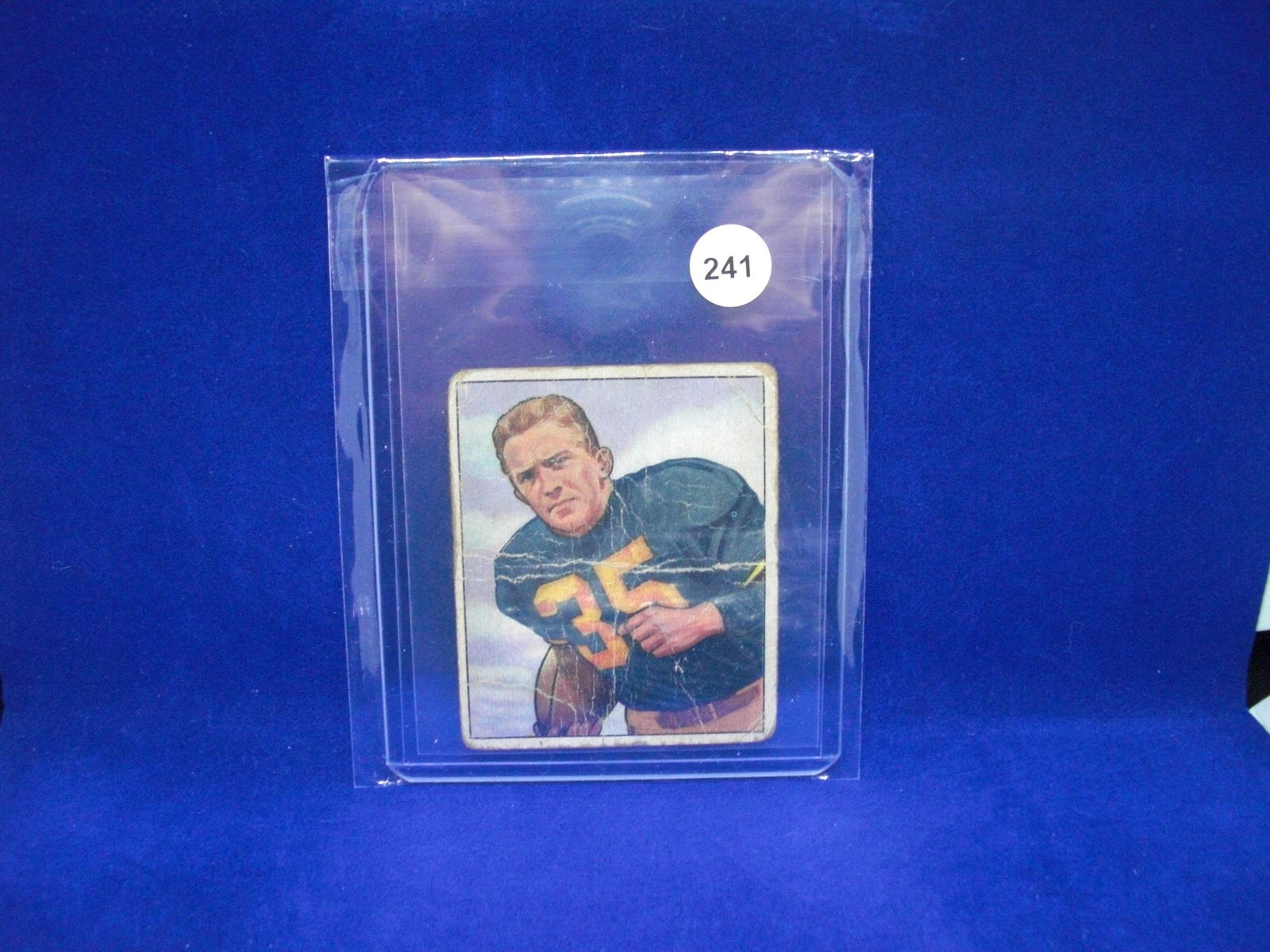 1950 Bowman football Joe geri (1 of 1)