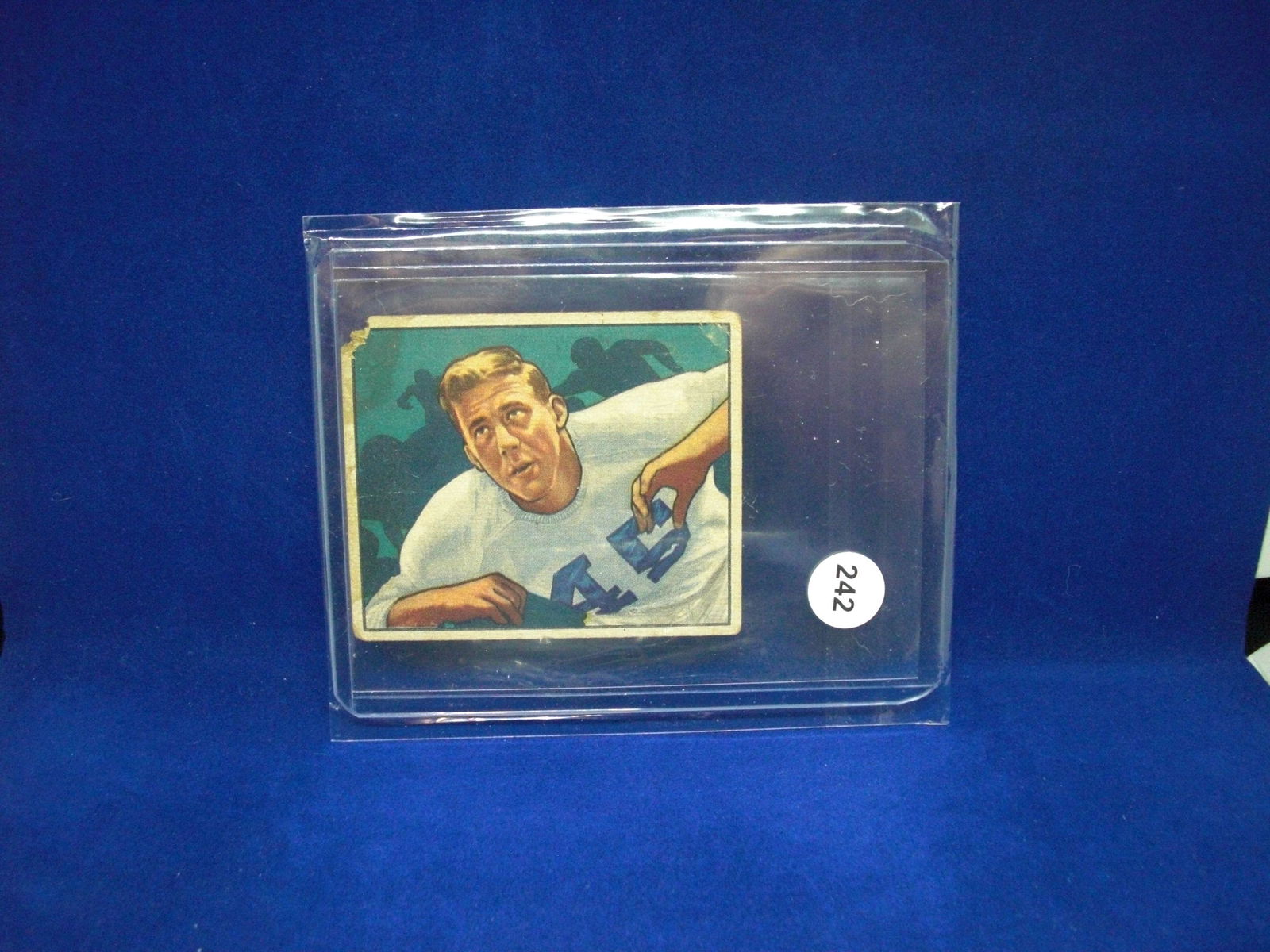 1950 Bowman football Robert reinhard (1 of 1)