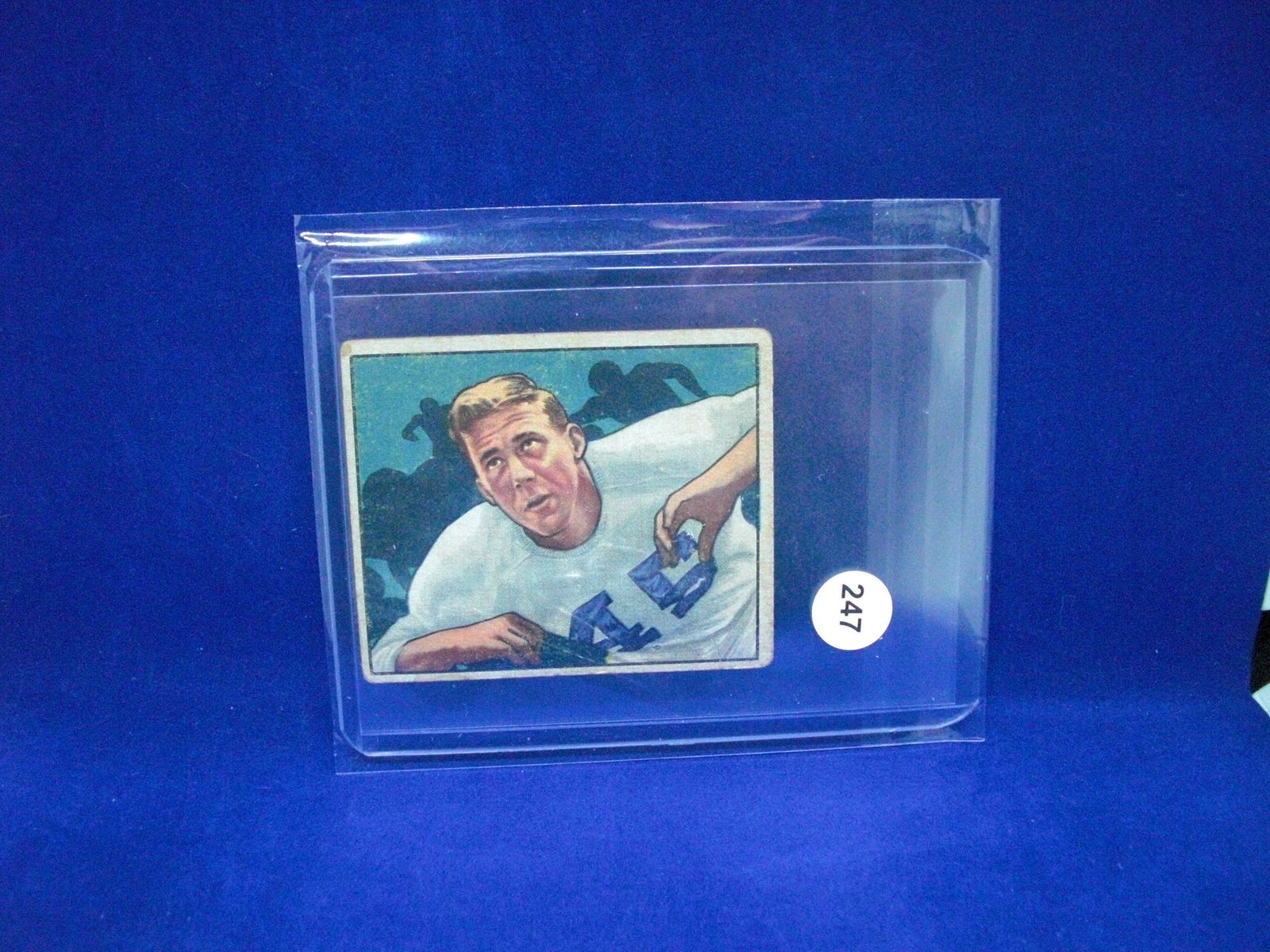 1950 Bowman football Robert reinhard (1 of 1)