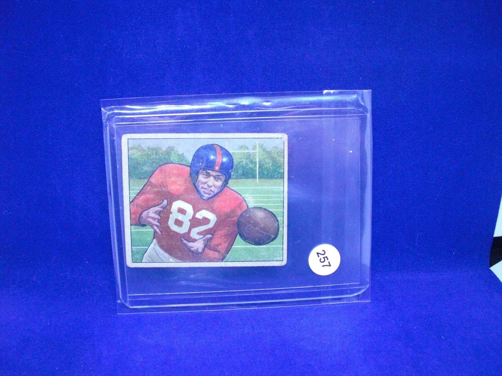 1950 Bowman football ray Poole (1 of 1)