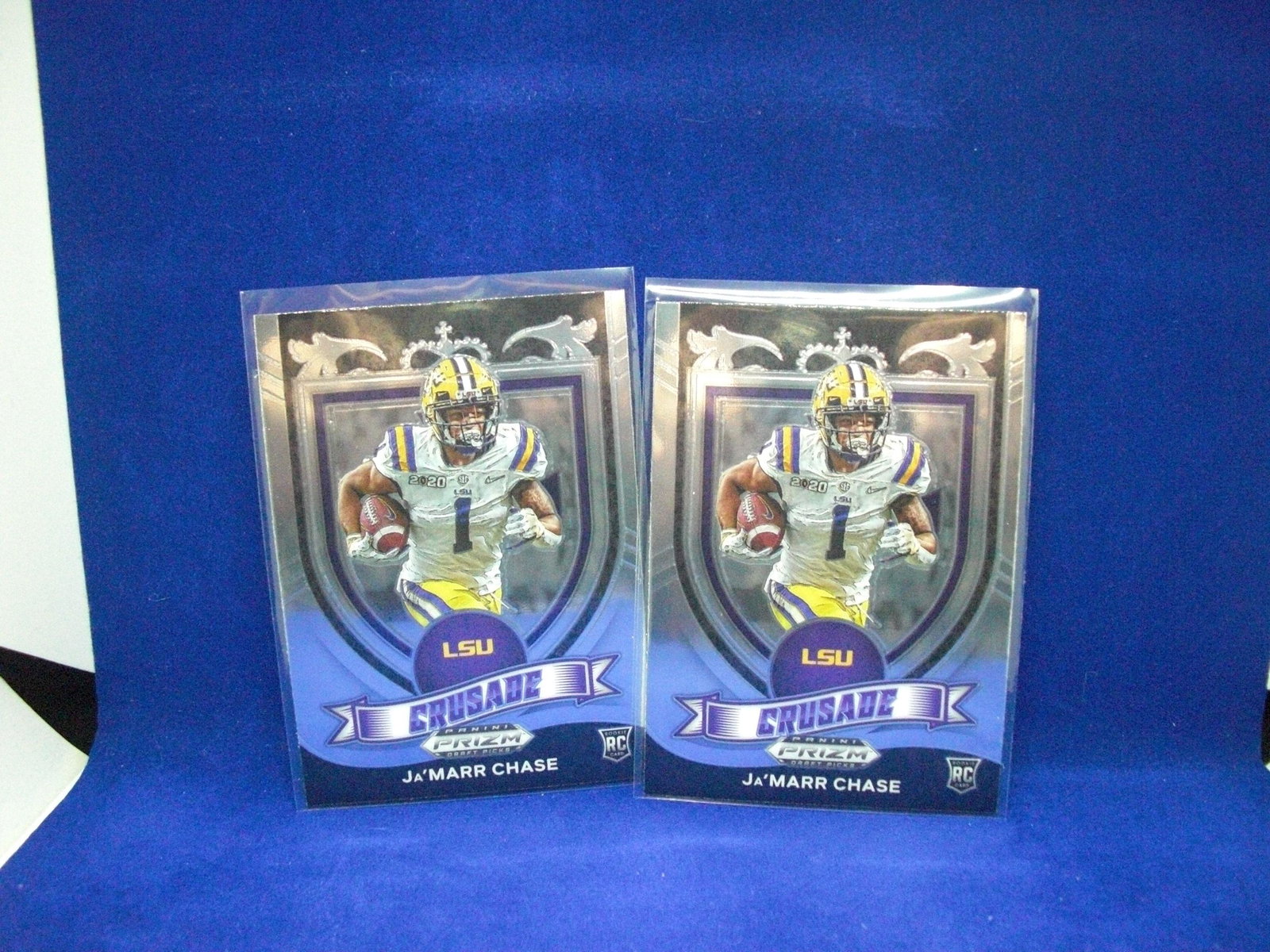 Lot of two jamarr chase rookies: Lot of two jamarr chase rookies