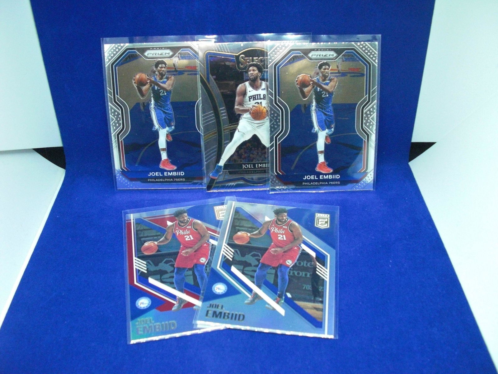 Lot of five Joel embiid cards (1 of 1)