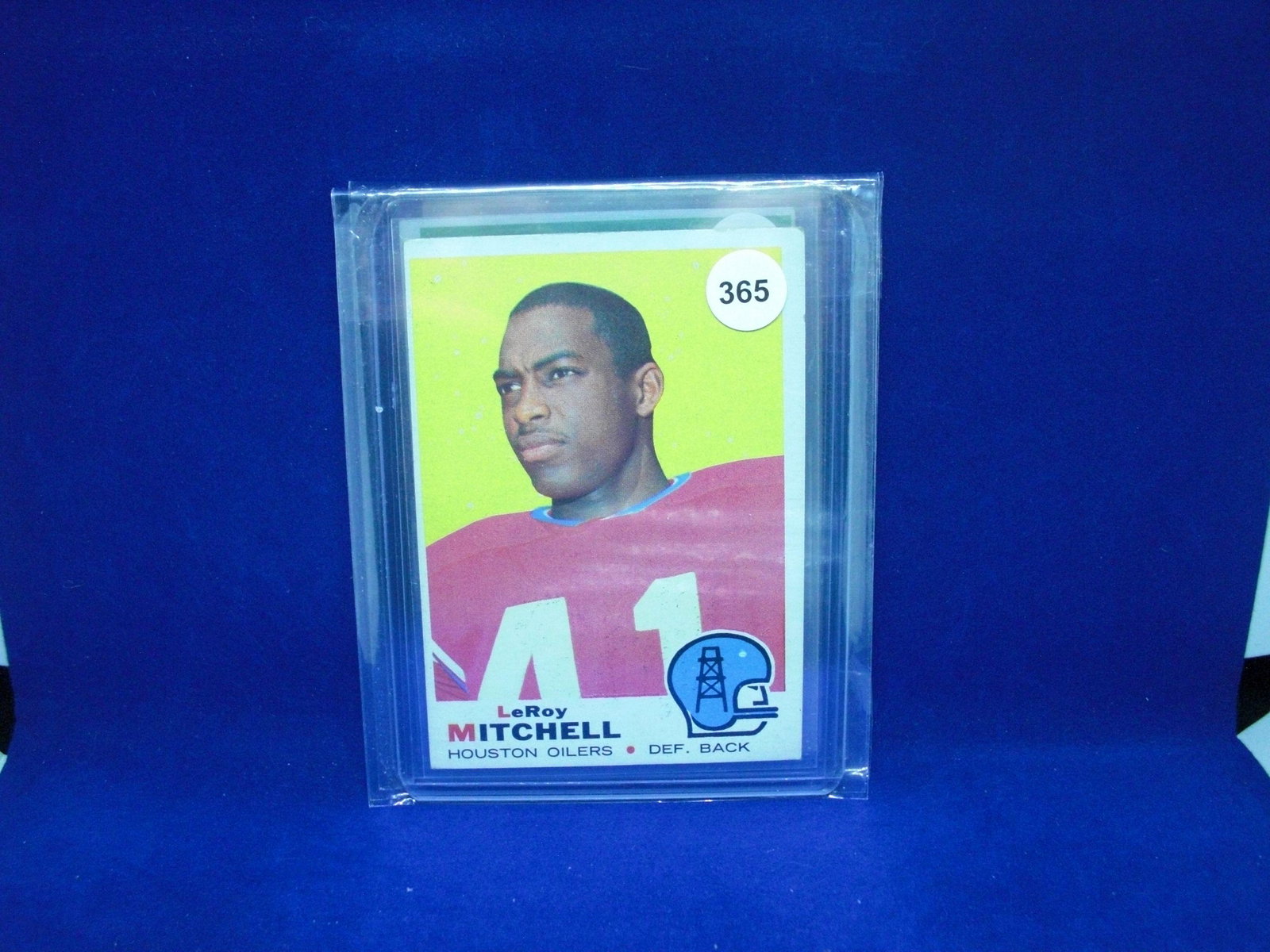 1969 Topps football Leroy Mitchell: 1969 Topps football Leroy Mitchell