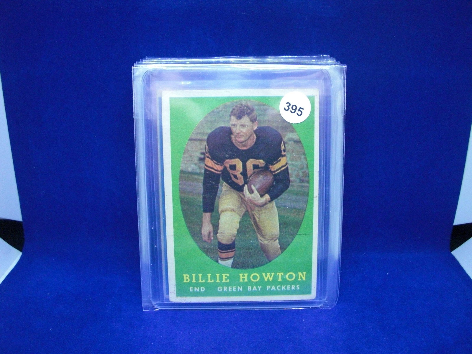 1958 Topps football Billy Holton: 1958 Topps football Billy Holton