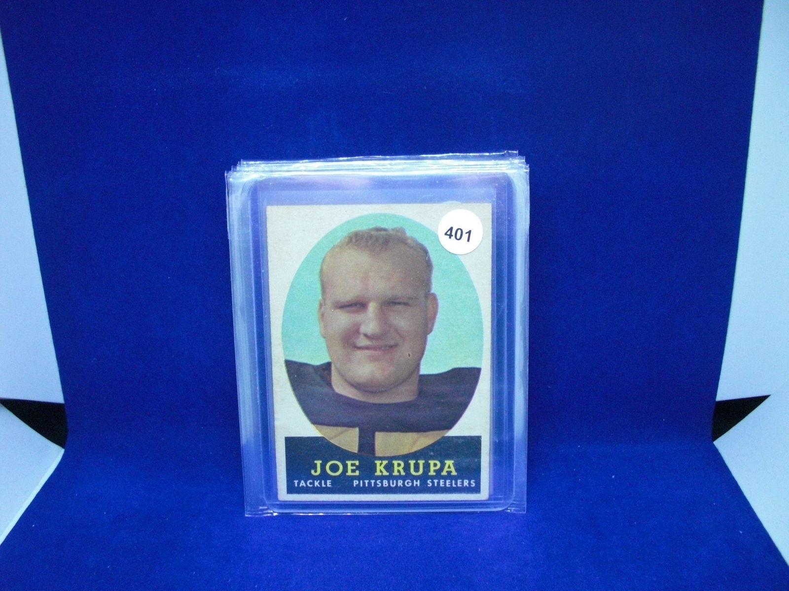1958 Topps football Joe krupa (1 of 1)
